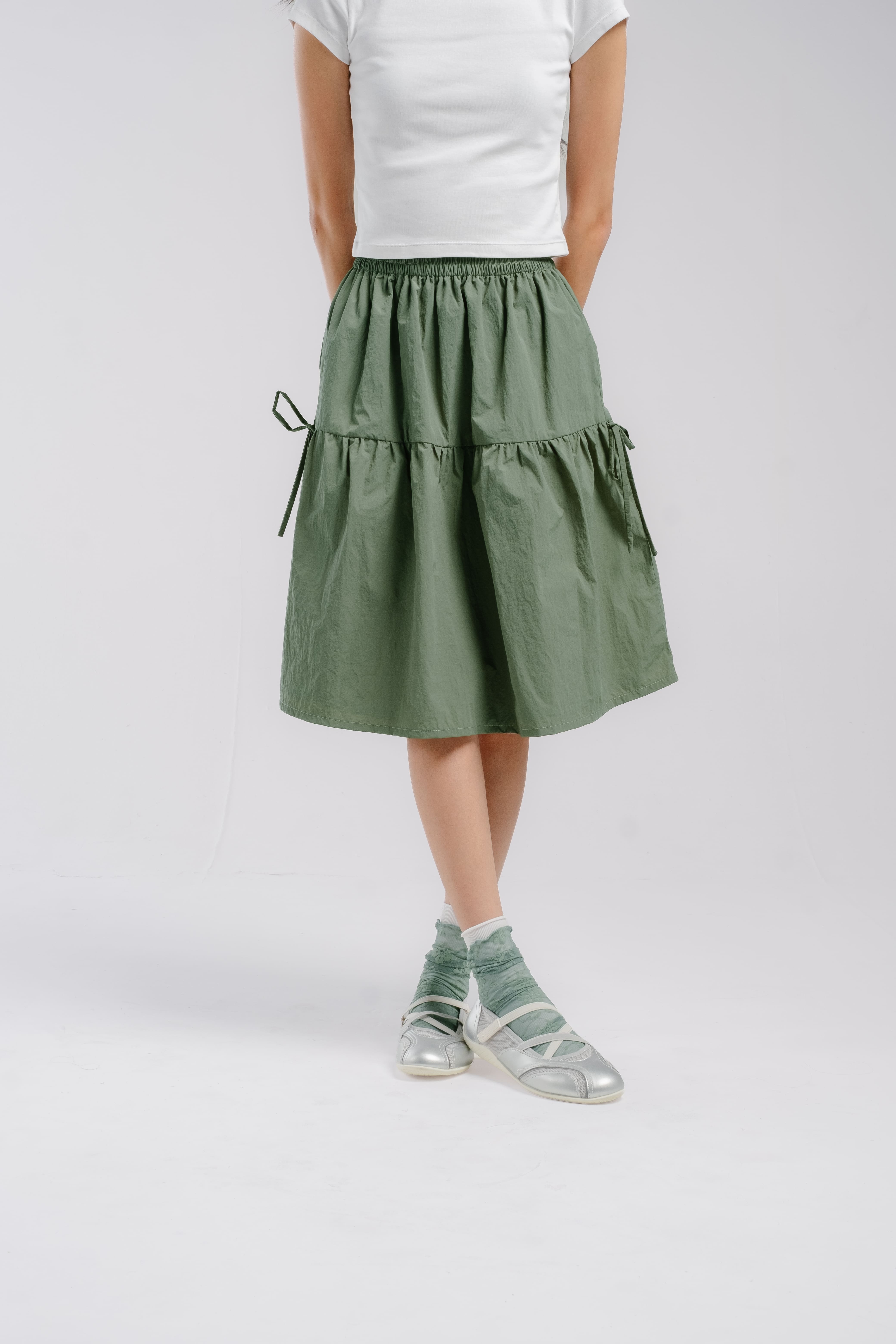 TOME AME - SENA MIDI SKIRT - ROK PARASUT WANITA