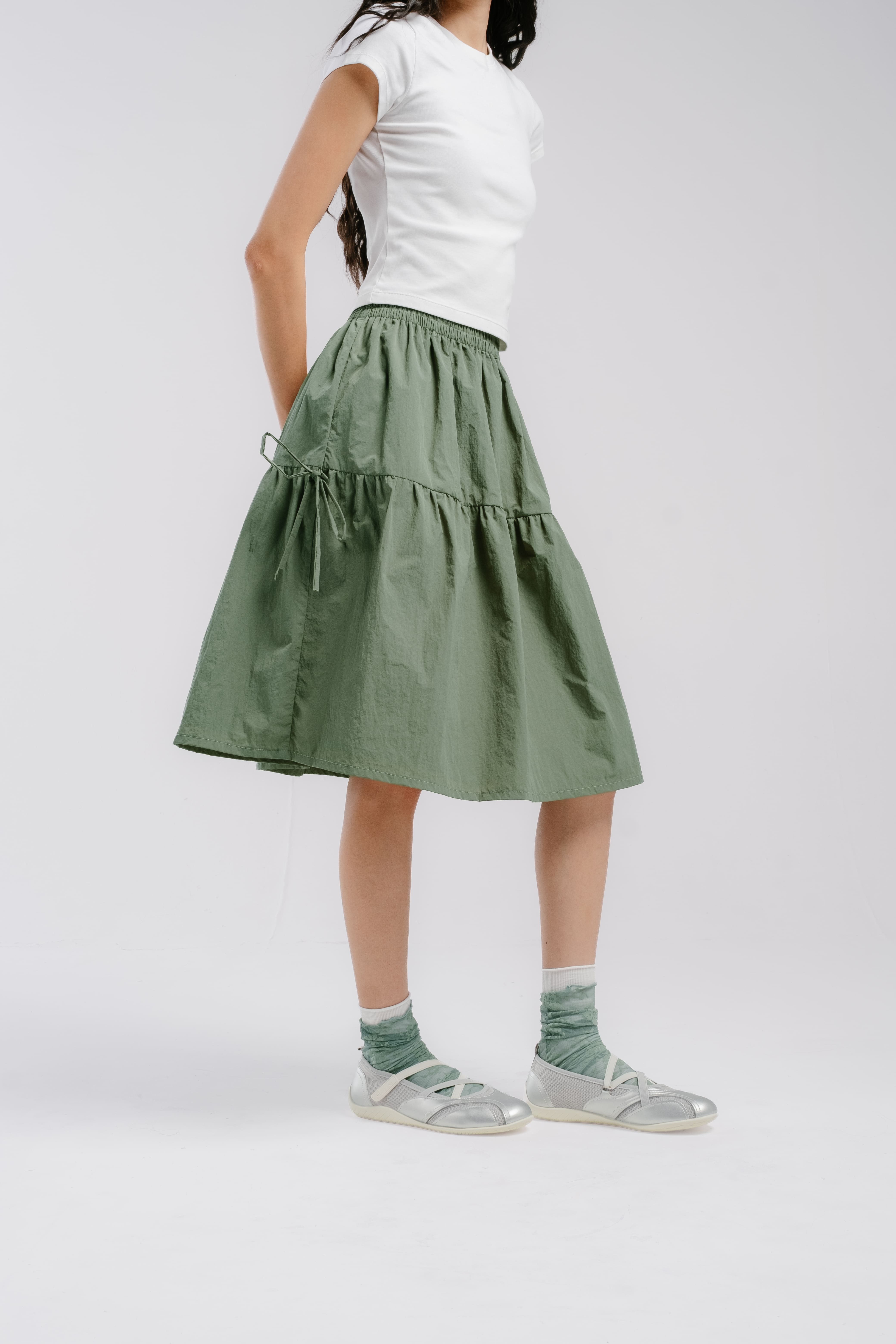 TOME AME - SENA MIDI SKIRT - ROK PARASUT WANITA