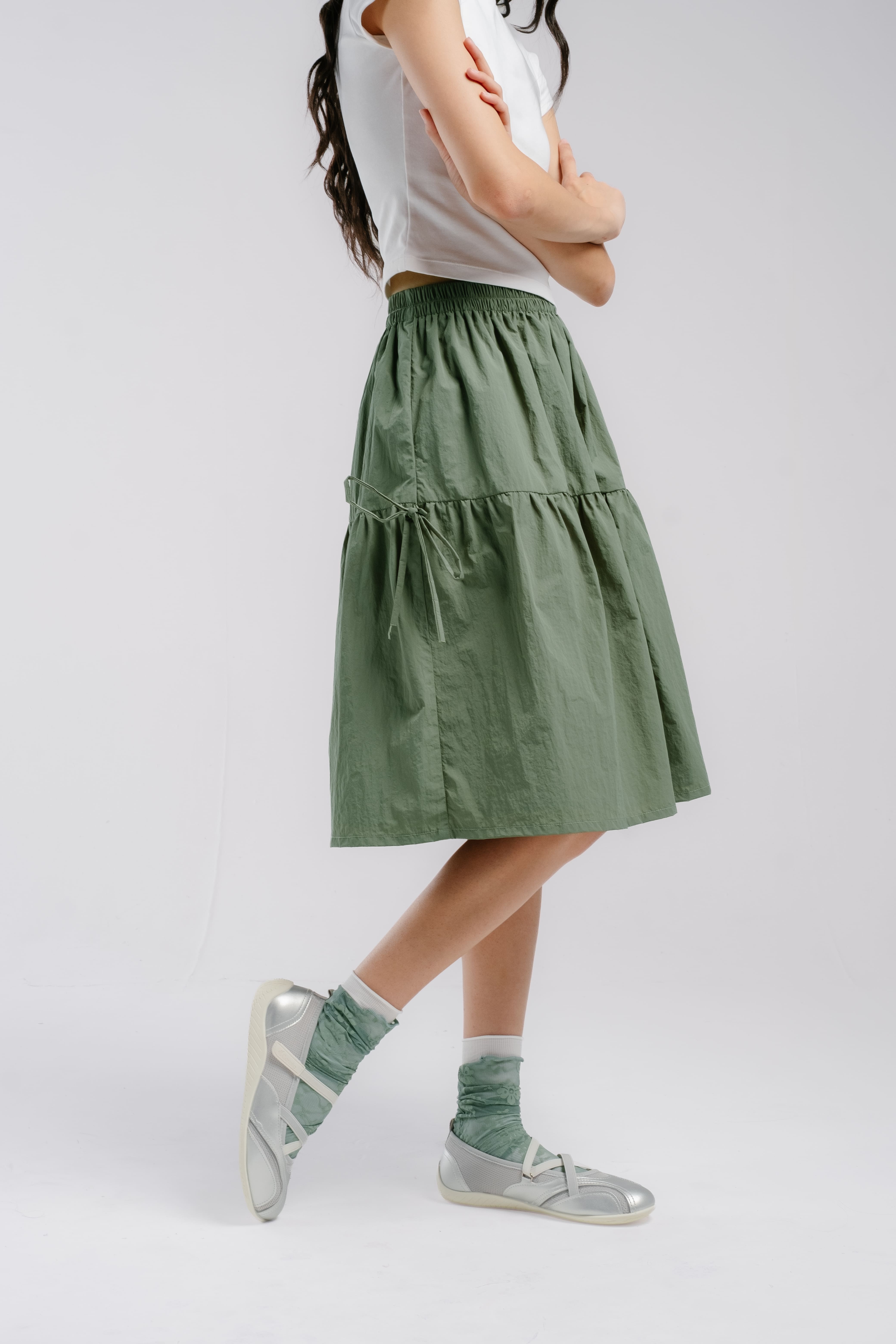 TOME AME - SENA MIDI SKIRT - ROK PARASUT WANITA