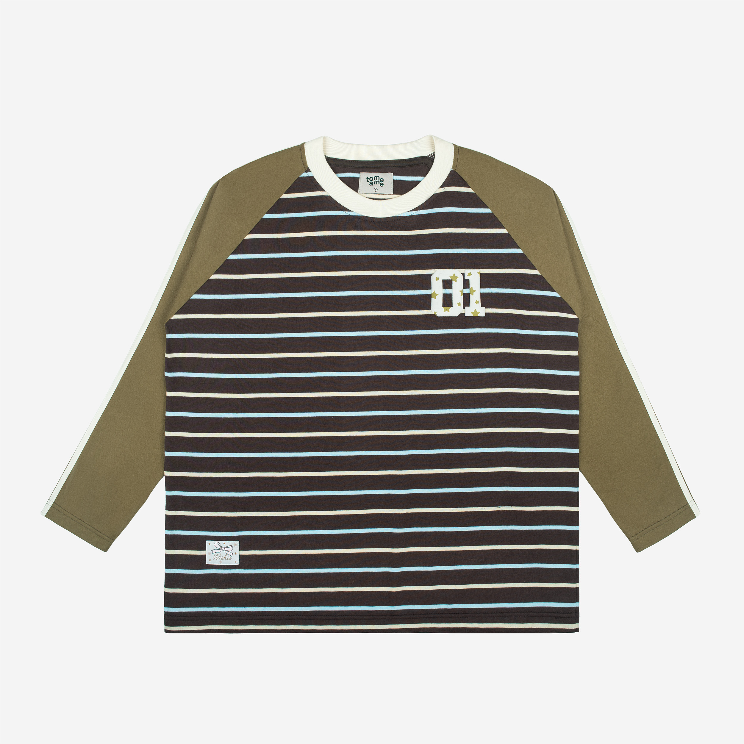 Tome Ame - Yoru Stripe T Shirt Longsleeve - Kaos Lengan Panjang Wanita Motif Garis
