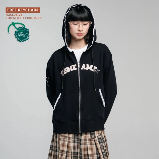 Image of TOME AME - SEIJI SWEATER HOODIE ZIPPER - HOODIE WANITA