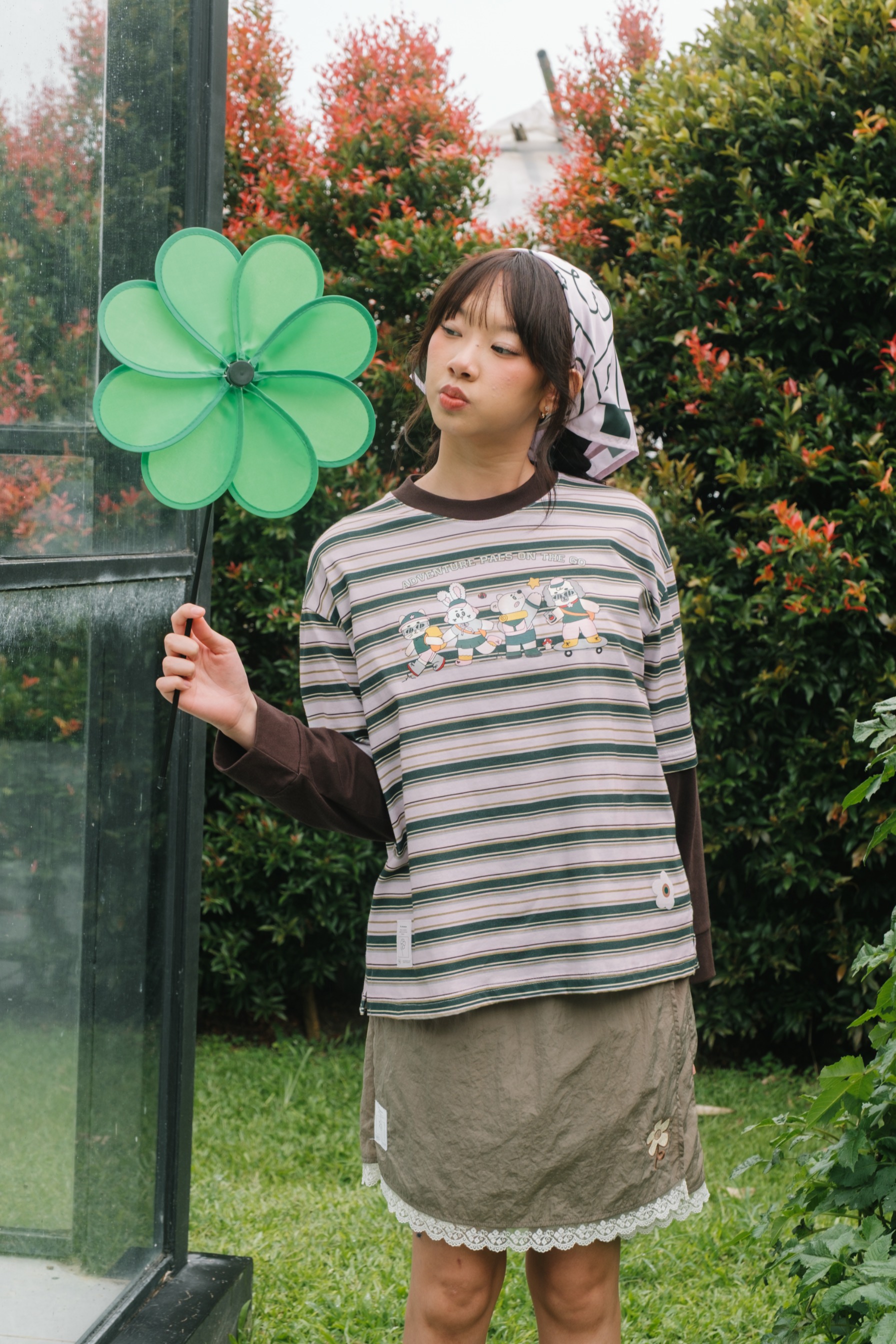 Tome Ame - Tomerebi Striped Longsleeve Shirt - Kaos Lengan Panjang Custom Stripe