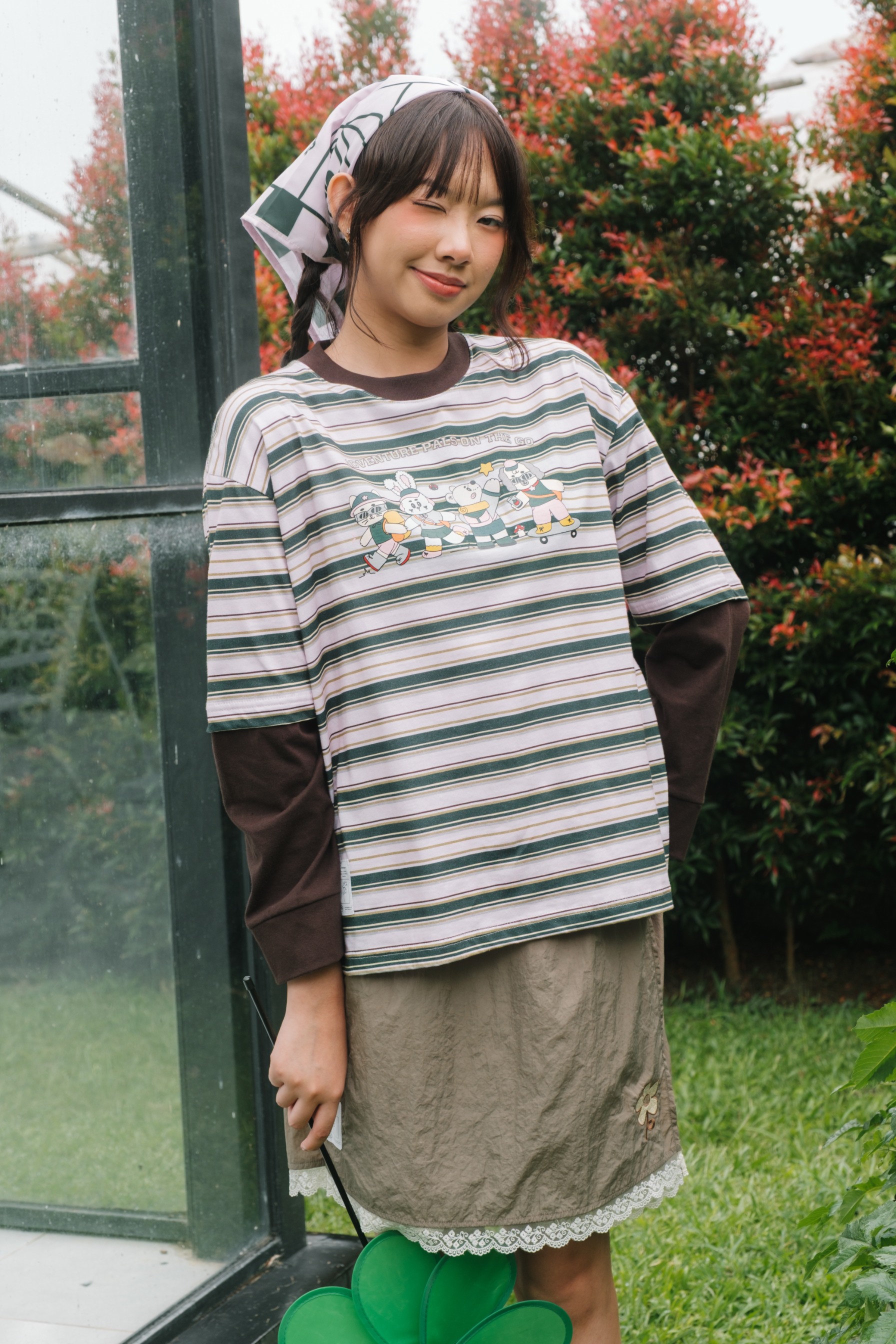 Tome Ame - Tomerebi Striped Longsleeve Shirt - Kaos Lengan Panjang Custom Stripe