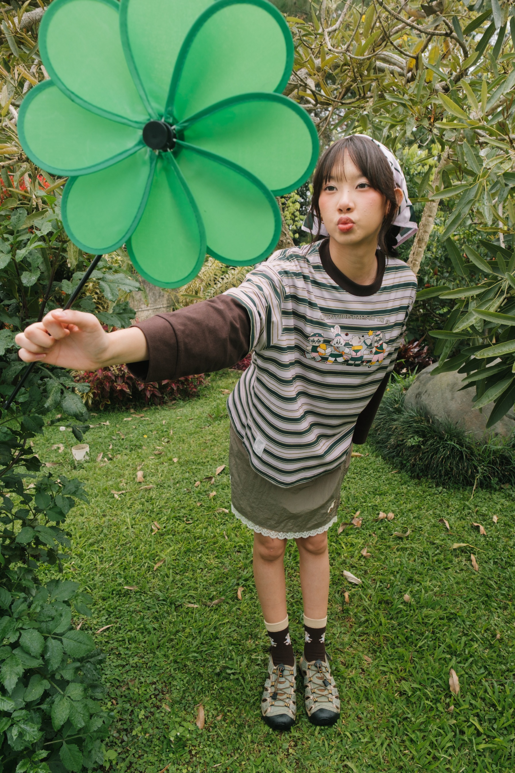 Tome Ame - Tomerebi Striped Longsleeve Shirt - Kaos Lengan Panjang Custom Stripe