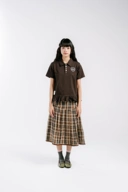 Tome Ame - Hanami Short Polo Shirt - T Shirt Polo Lengan Pendek Aksen Kancing