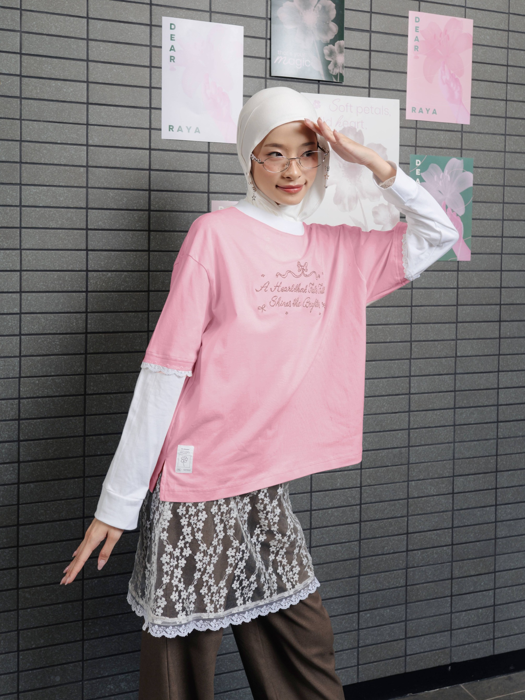 TOME AME - EIKO SHIRTS T SHIRT BOXY - KAOS LENGAN PANJANG OVERSIZE 24S