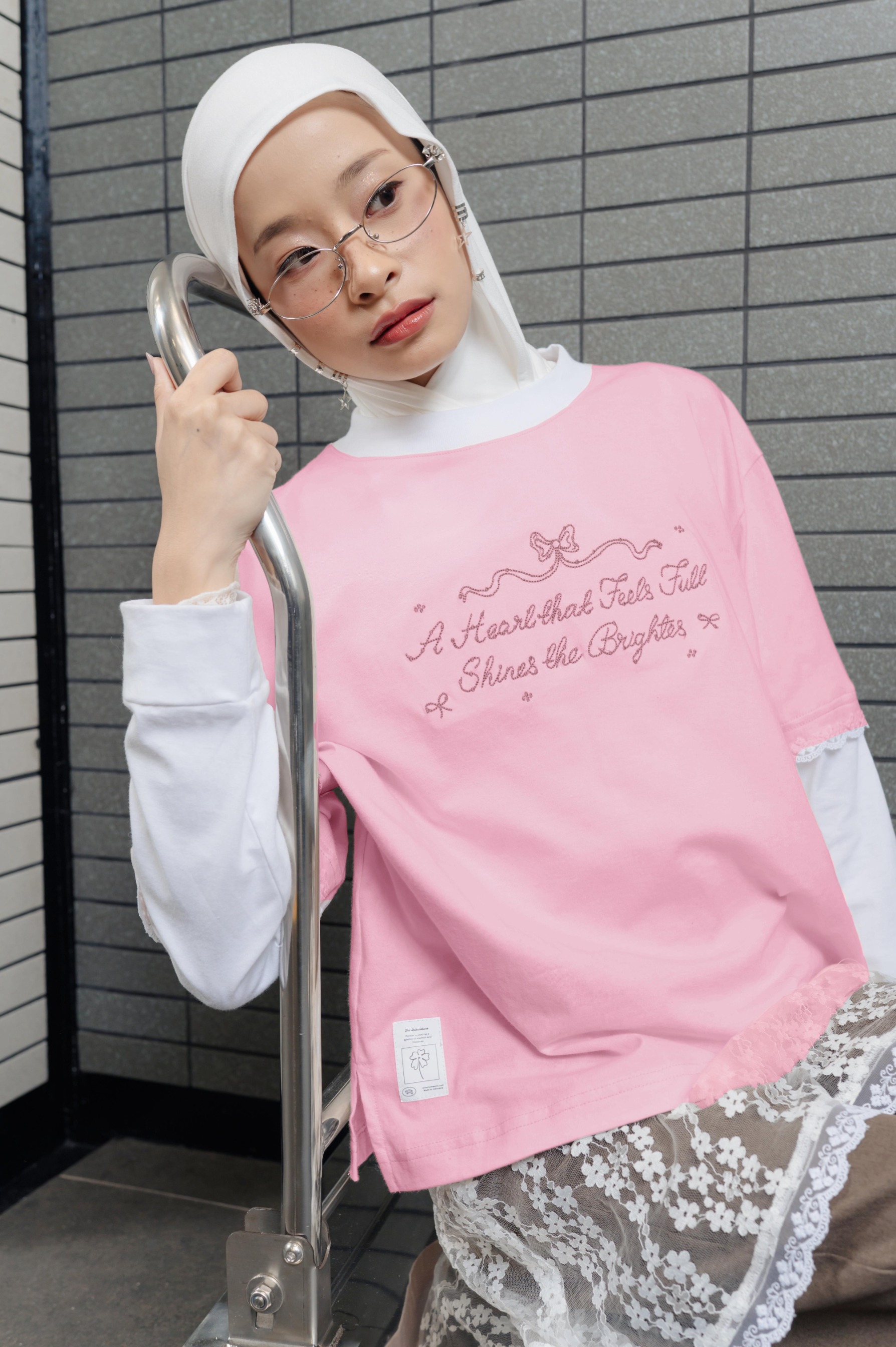 TOME AME - EIKO SHIRTS T SHIRT BOXY - KAOS LENGAN PANJANG OVERSIZE 24S