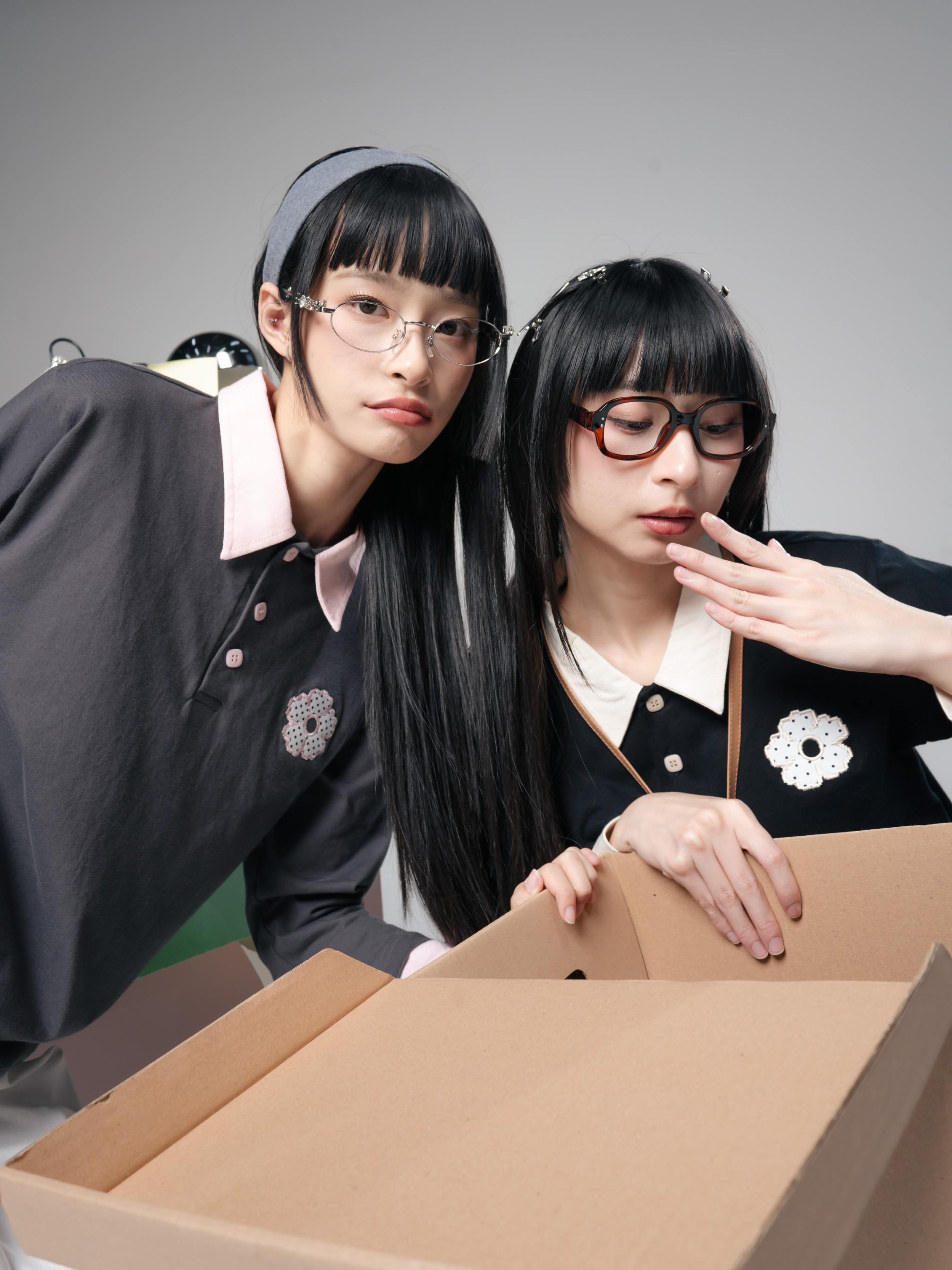 TOME AME - CHIKAKO LAYERED SHIRT - KEMEJA WANITA LENGAN PANJANG