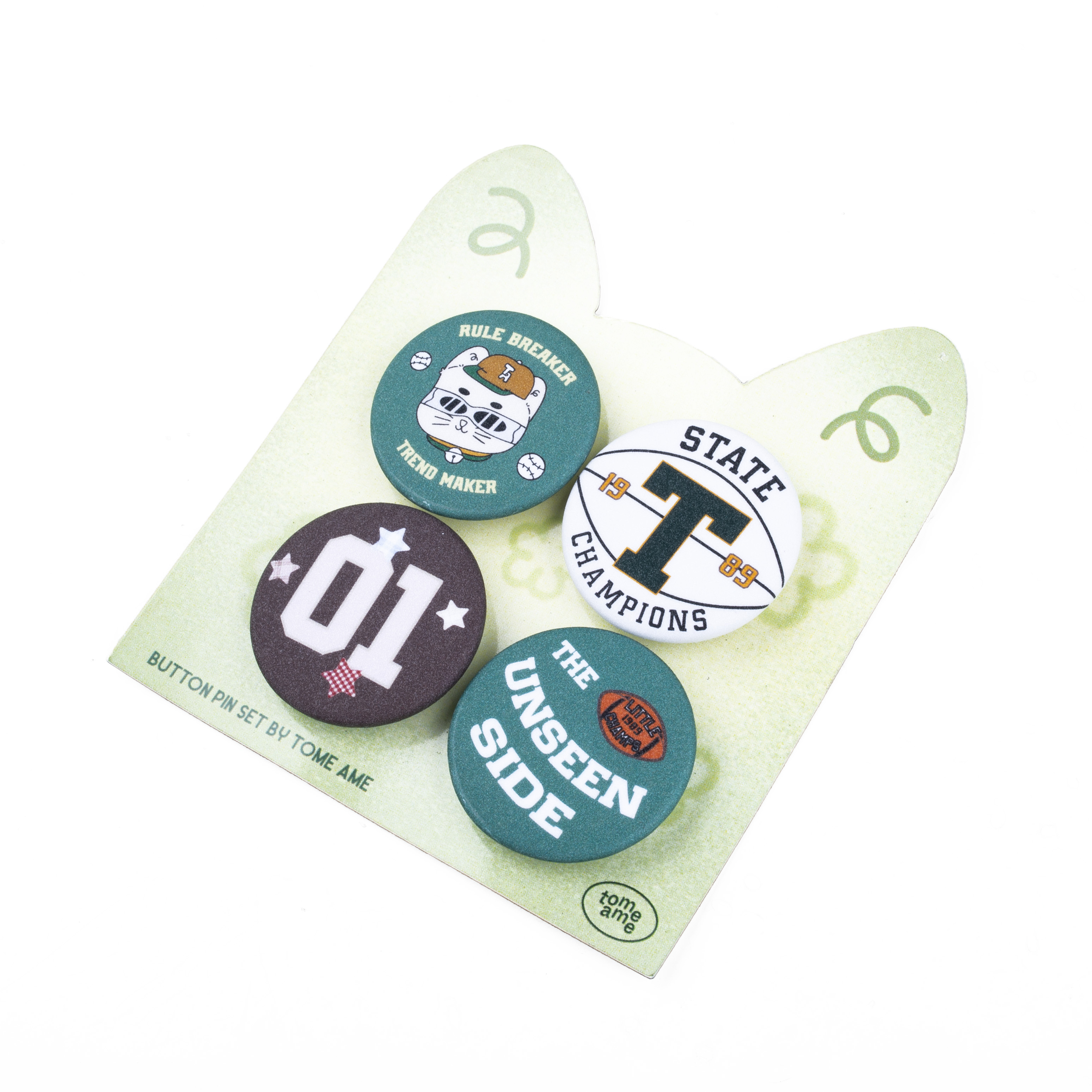 Tome Ame - Button Pin Bits Of Me