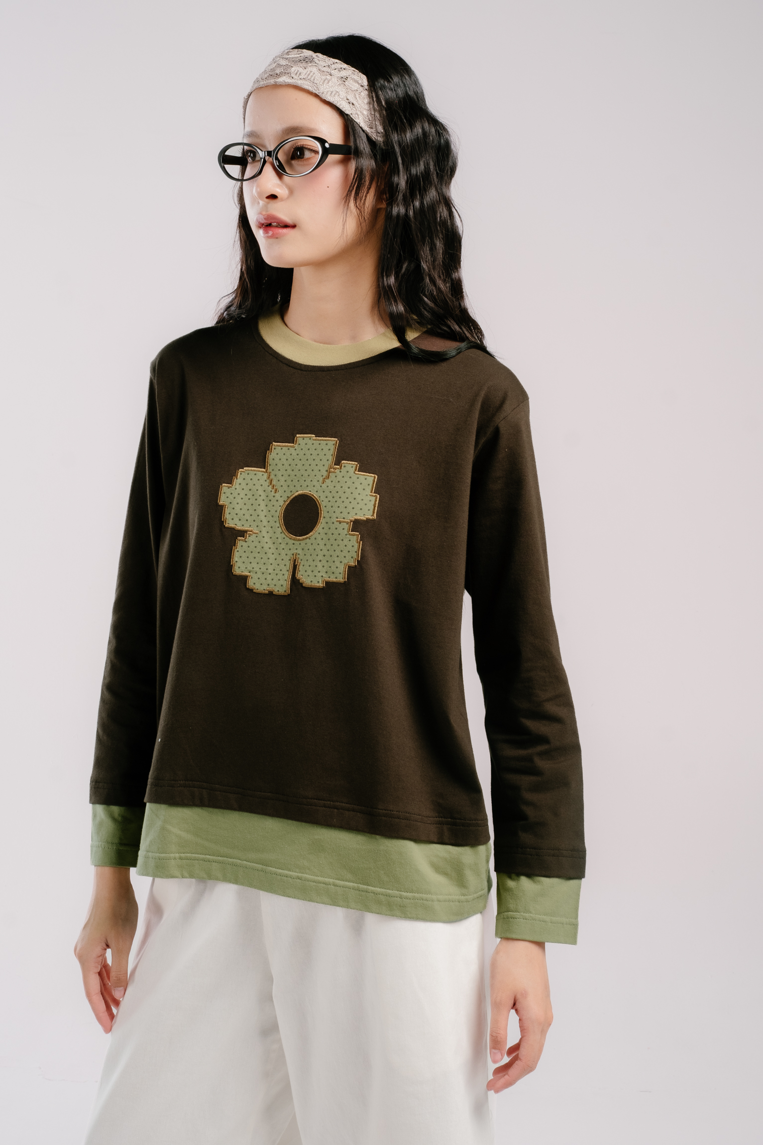 Tome Ame - Yessi Layered Longsleeve - Kaos Lengan Panjang Wanita
