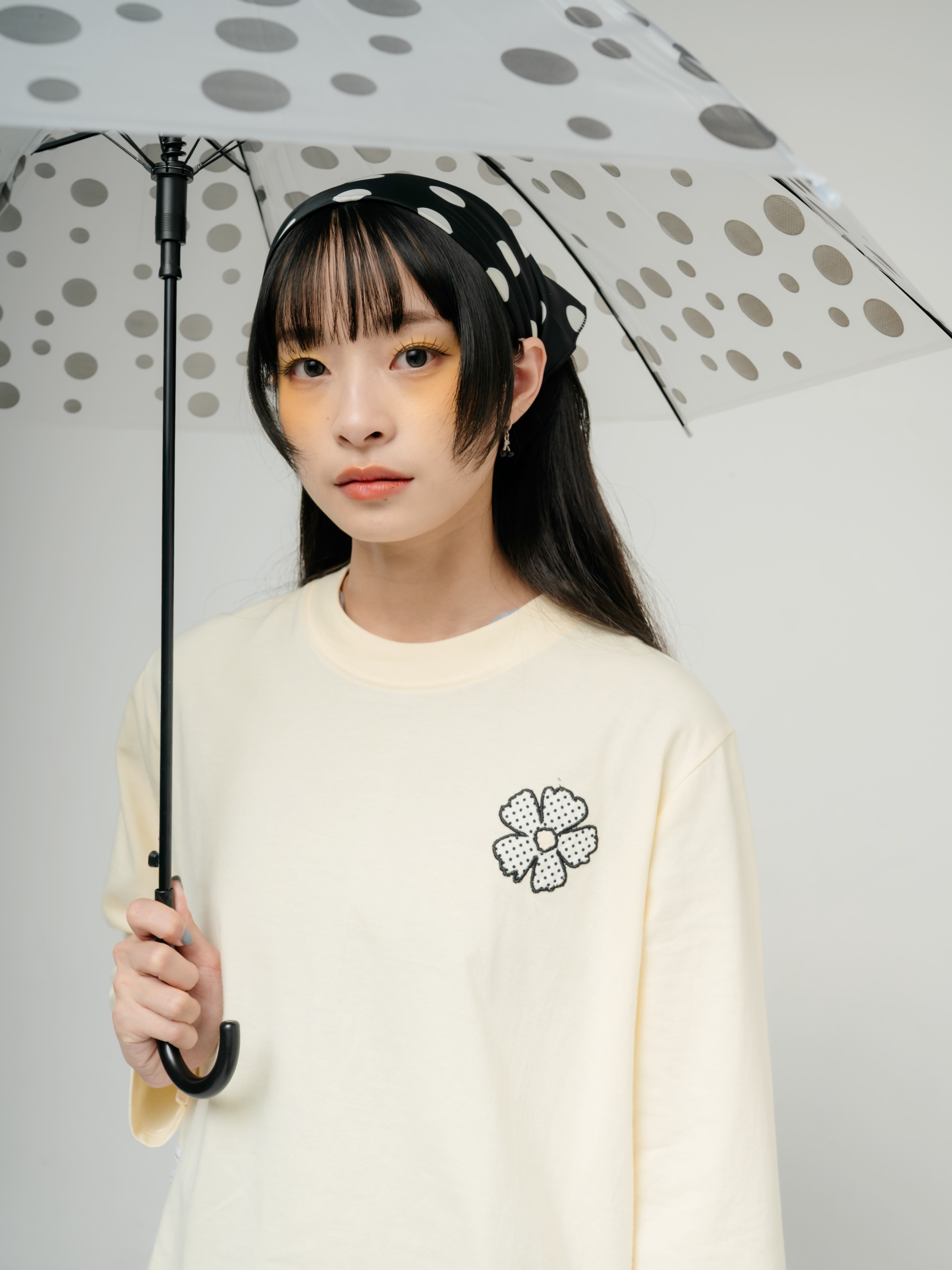 Tome Ame - Yujin Longsleeve Lace Pattern - T Shirt Lengan Panjang Motif Renda