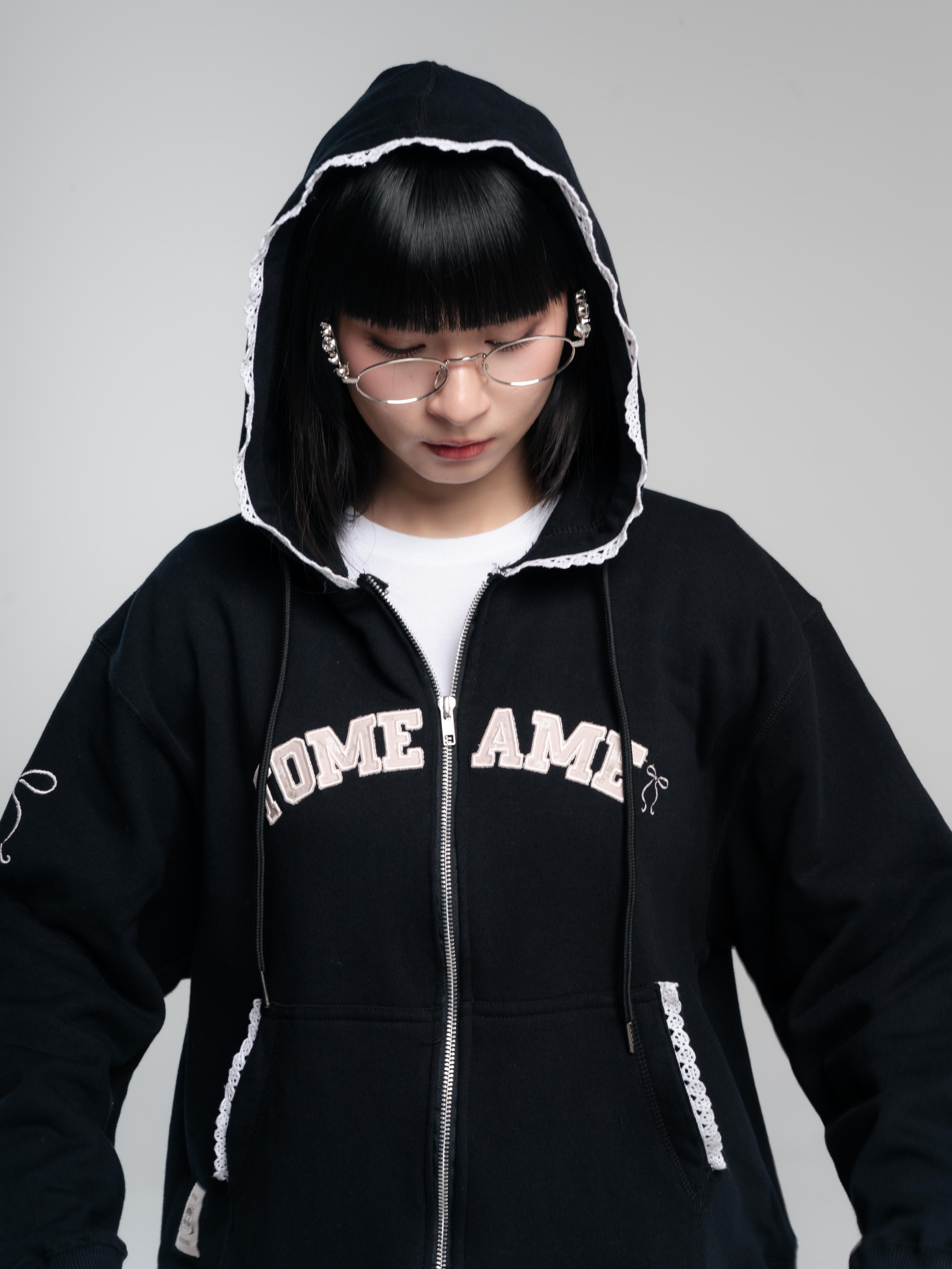TOME AME - SEIJI SWEATER HOODIE ZIPPER - HOODIE WANITA