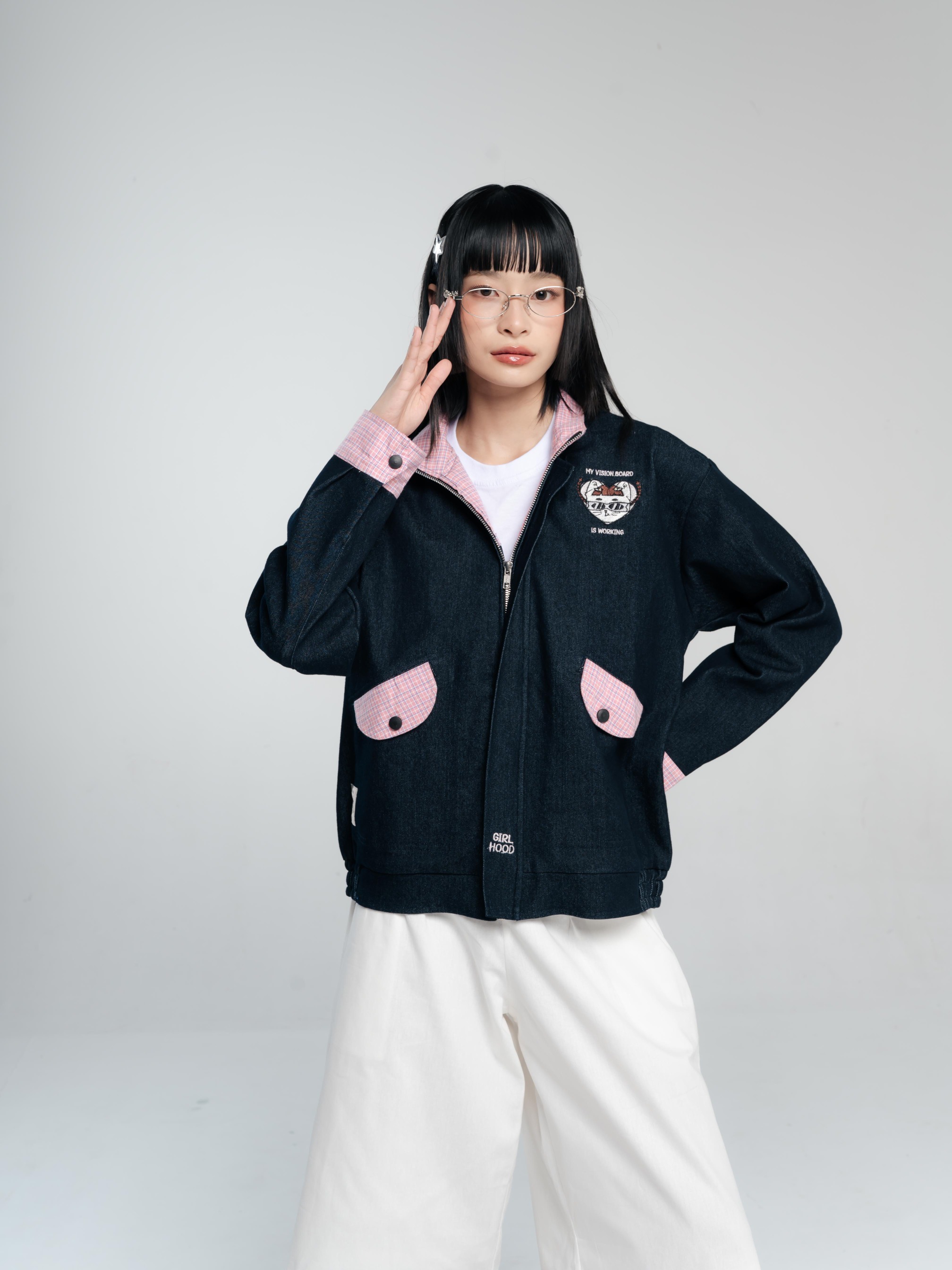 TOME AME - KOKORO DENIM JACKET - JAKET OUTER WANITA