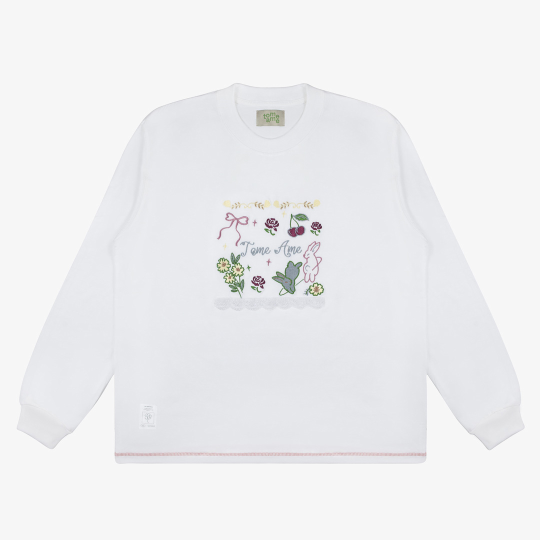 Tome Ame - White Rabbit Longsleeve