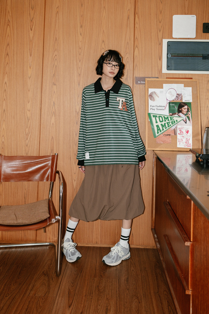 Tome Ame - Haru Long Sleeve Striped Tee
