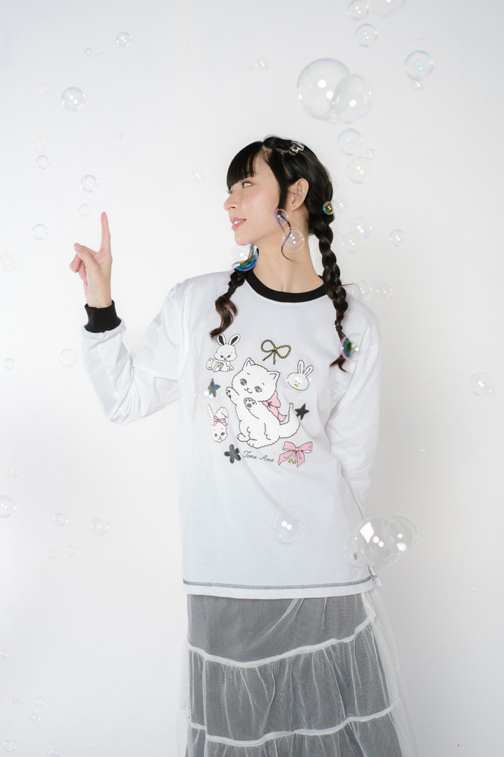 Tome Ame - Lilo Longsleeve White