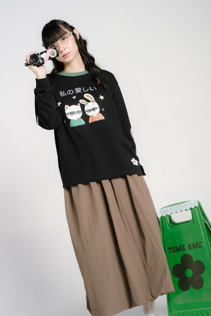 Tome Ame - Miko Longsleeve Black