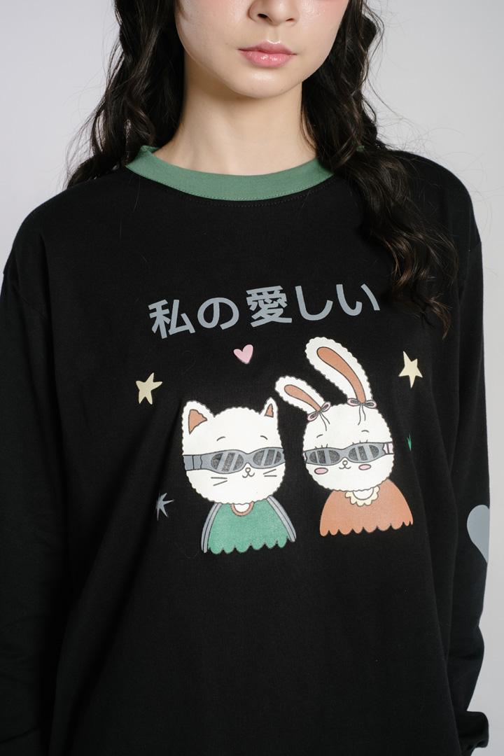 Tome Ame - Miko Longsleeve Black