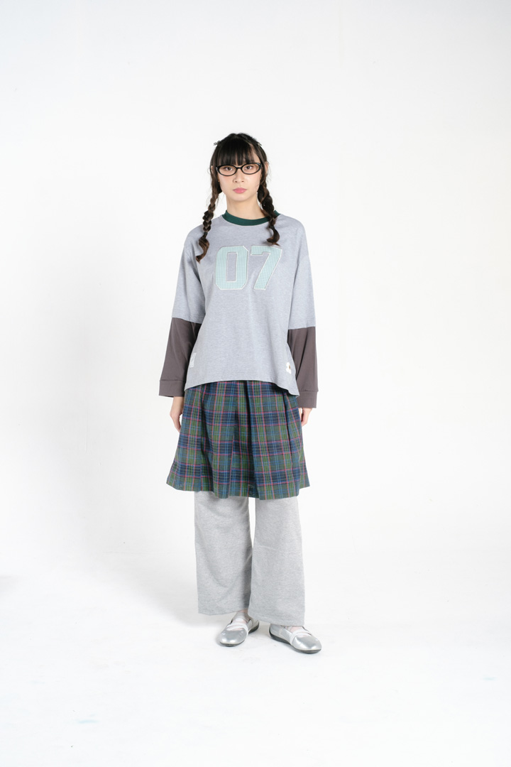 Tome Ame - Kana 07 Boxy Longsleeve Grey