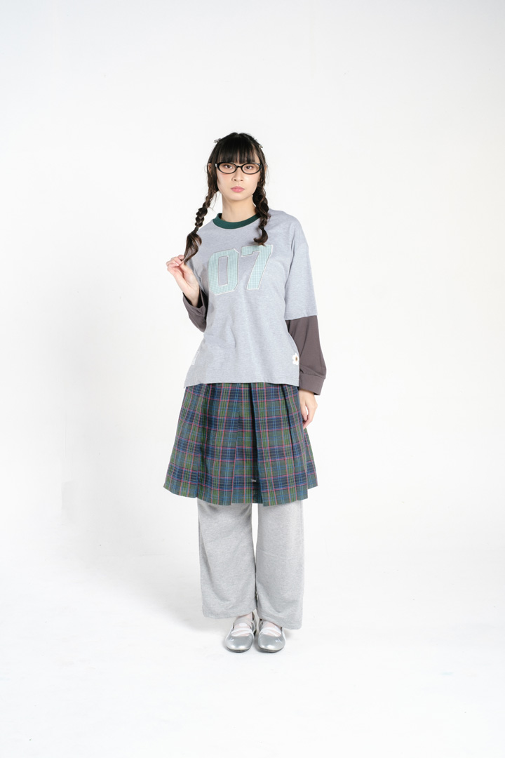Tome Ame - Kana 07 Boxy Longsleeve Grey
