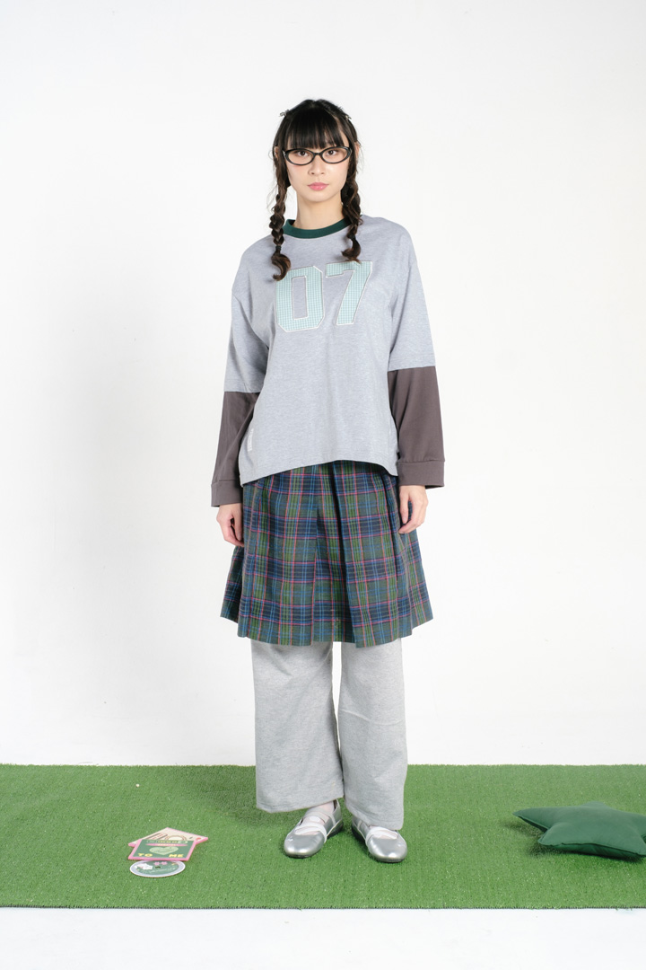 Tome Ame - Kana 07 Boxy Longsleeve Grey