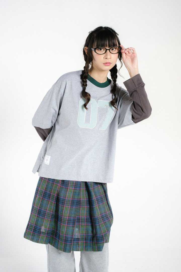 Tome Ame - Kana 07 Boxy Longsleeve Grey
