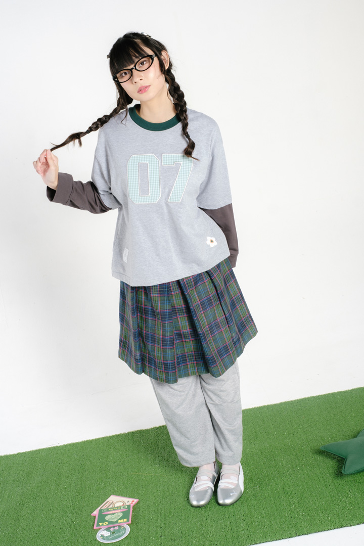 Tome Ame - Kana 07 Boxy Longsleeve Grey