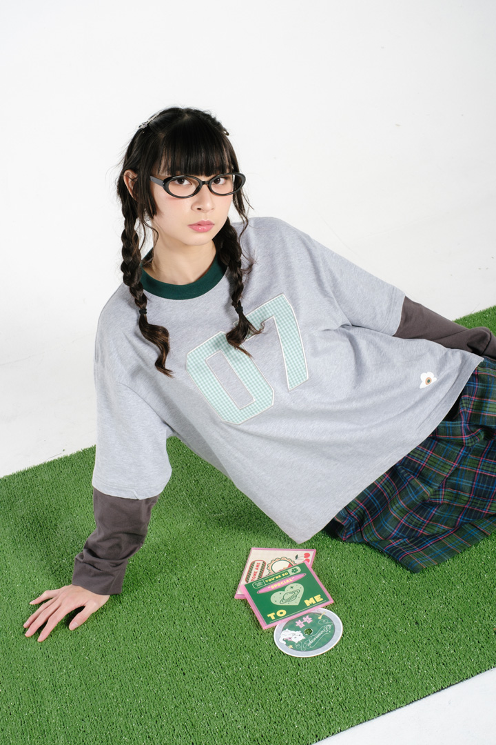 Tome Ame - Kana 07 Boxy Longsleeve Grey