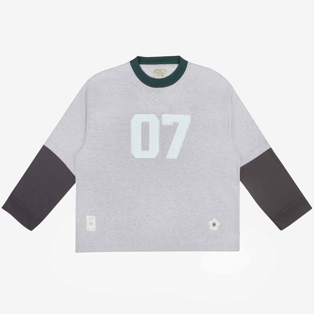 Tome Ame - Kana 07 Boxy Longsleeve Grey