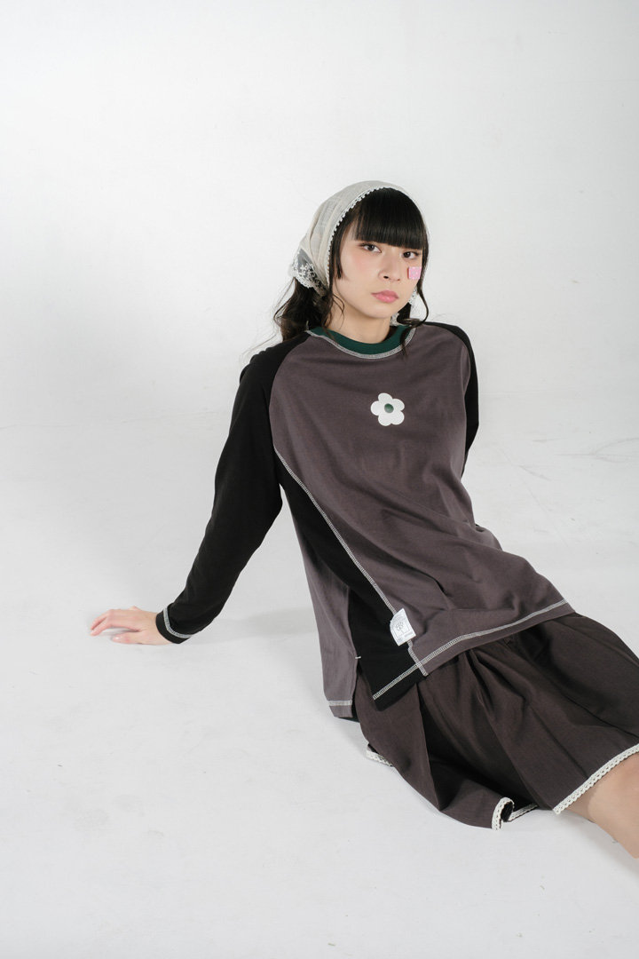 Tome Ame - Yuma Long Sleeve Dark Grey