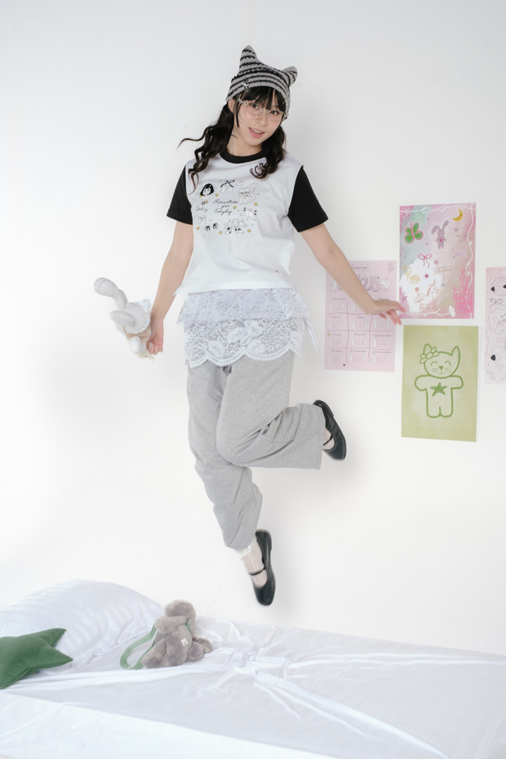 Tome Ame - Mio Crop Tee White