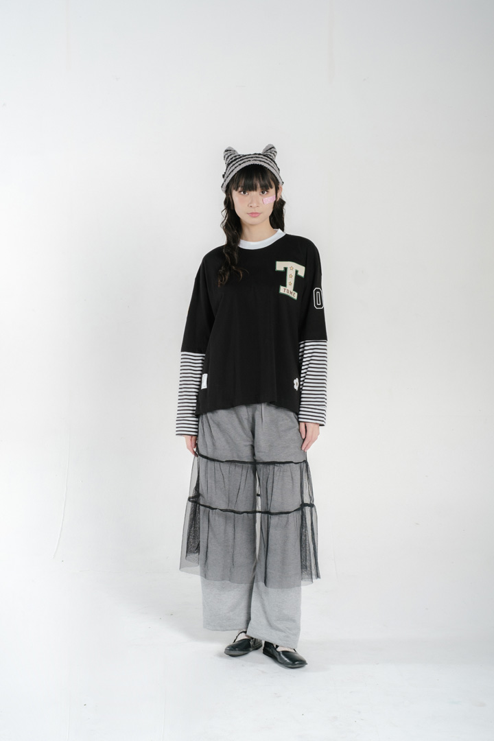 Tome Ame - Rei Boxy Longsleeve Black