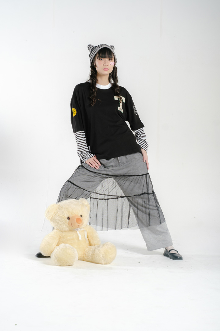 Tome Ame - Rei Boxy Longsleeve Black