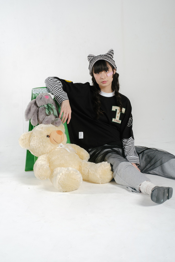 Tome Ame - Rei Boxy Longsleeve Black