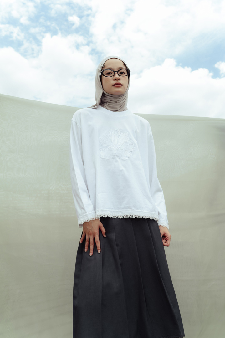 Tome Ame - Yuna Long Sleeve White