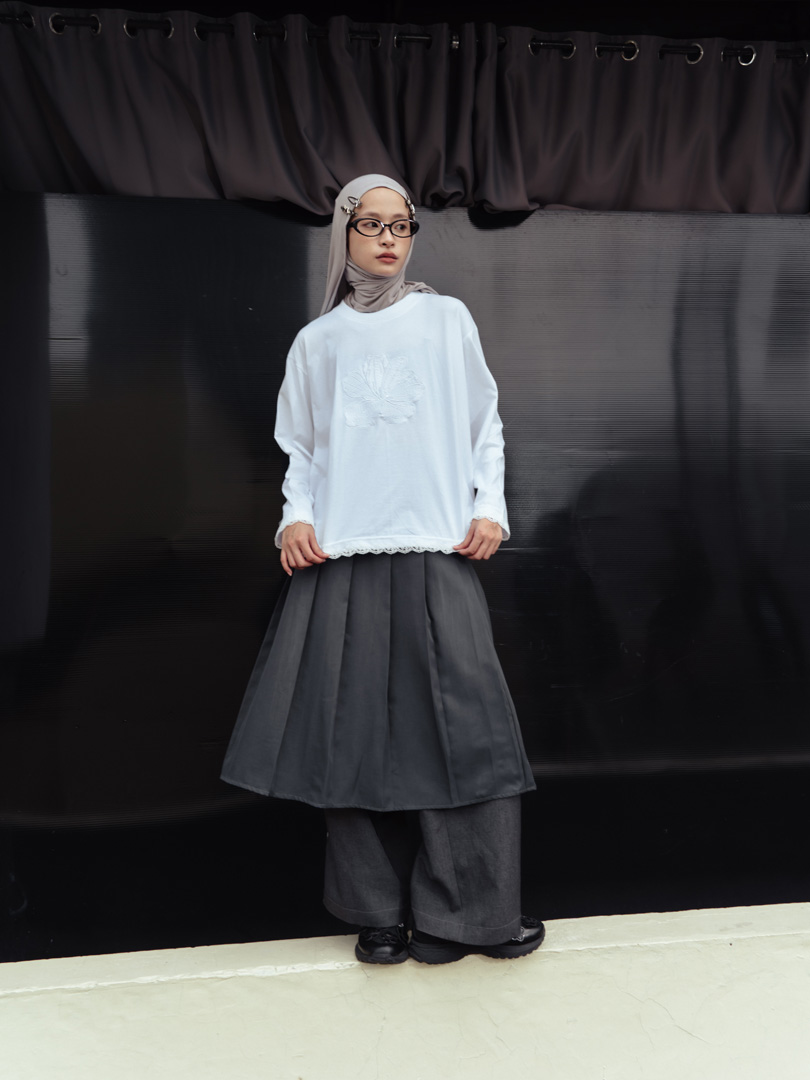 Tome Ame - Yuna Long Sleeve White