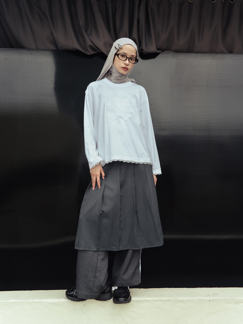 Tome Ame - Yuna Long Sleeve White