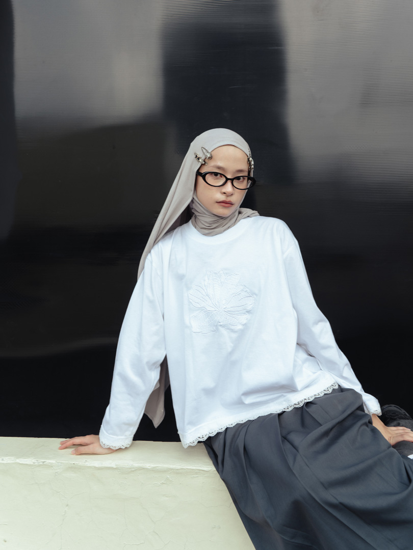 Tome Ame - Yuna Long Sleeve White