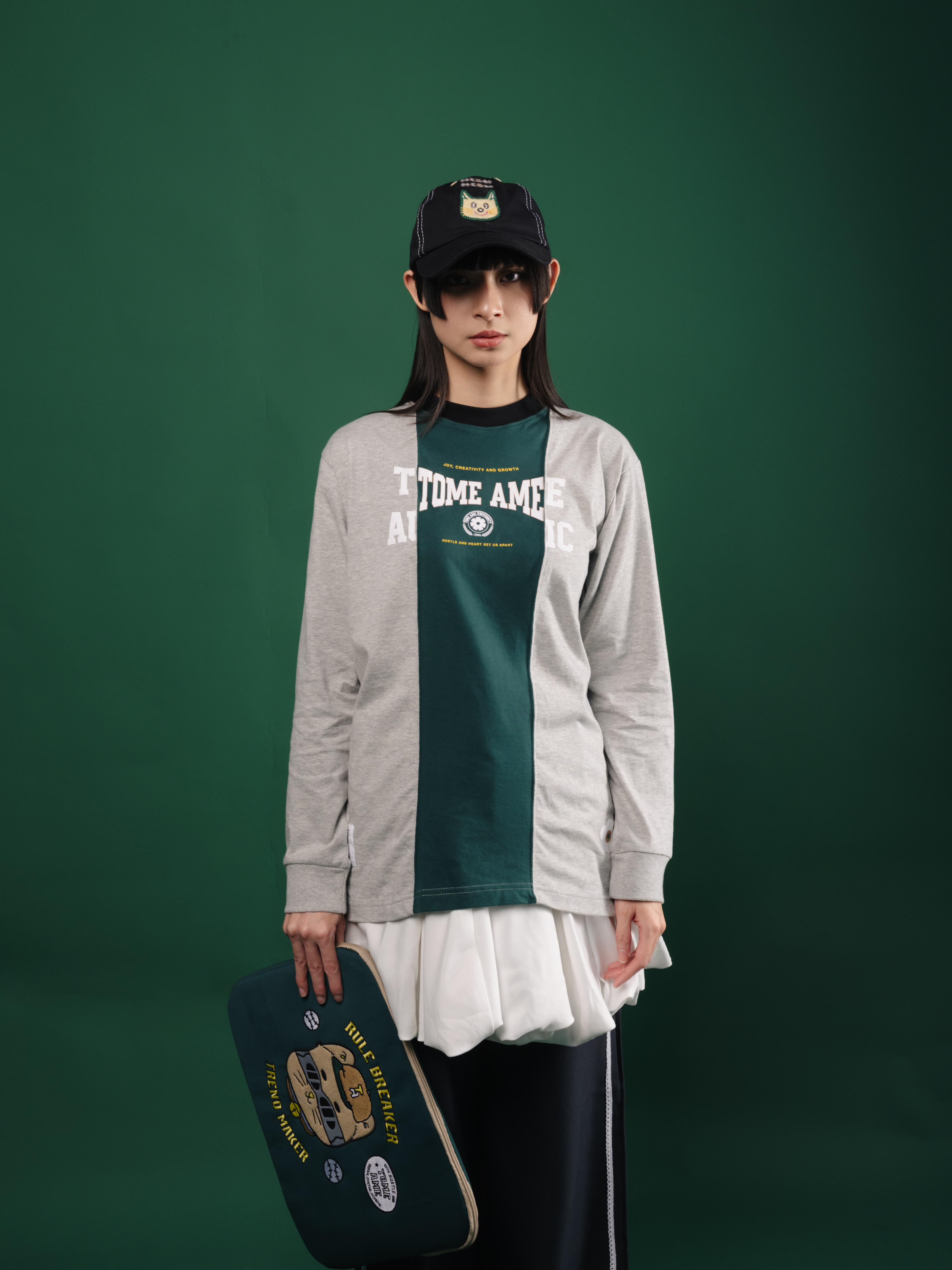 Tome Ame - Tomo Longsleeve Misty Grey - Kaos Lengan Panjang Abu