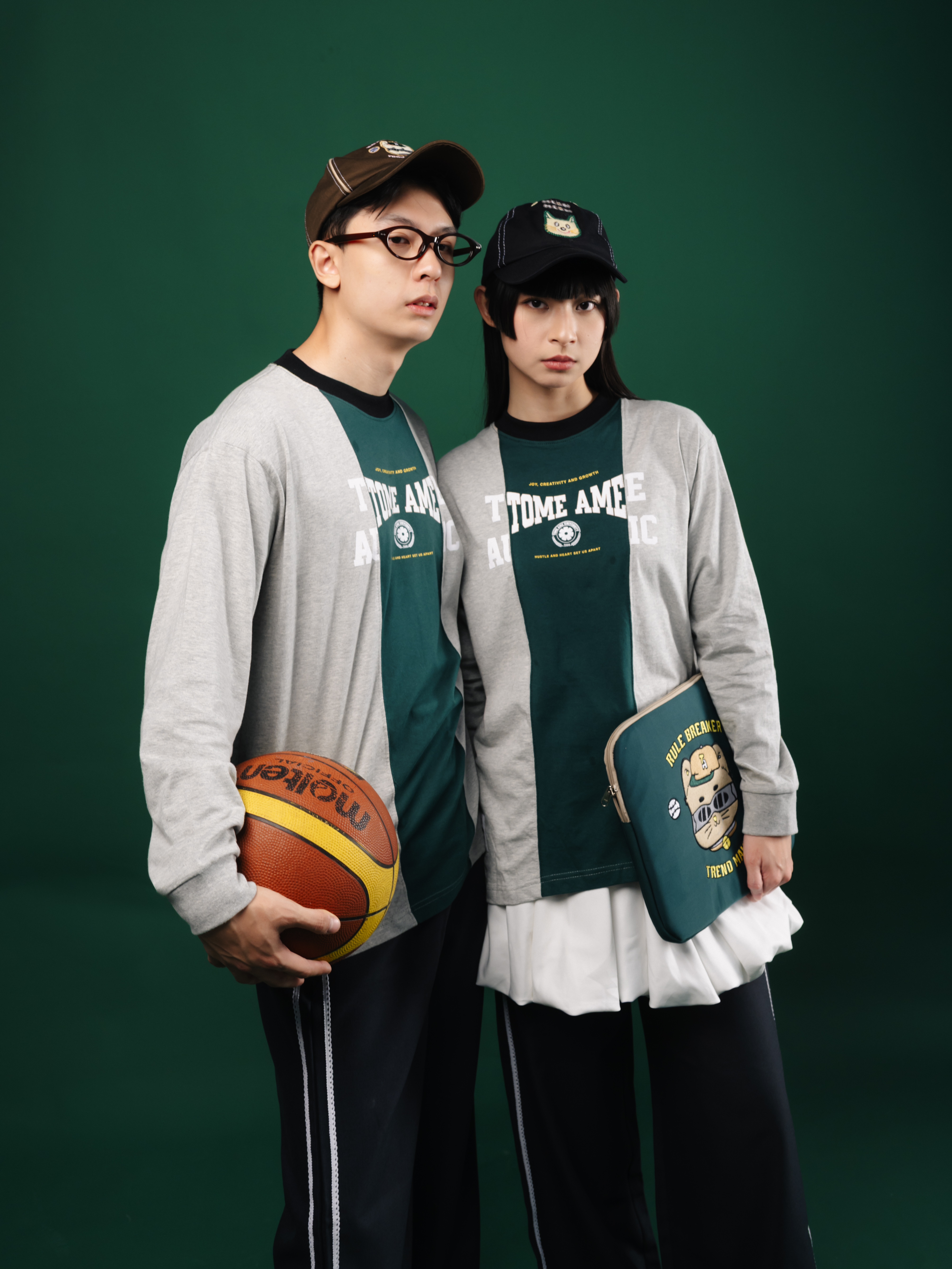 Tome Ame - Tomo Longsleeve Misty Grey - Kaos Lengan Panjang Abu