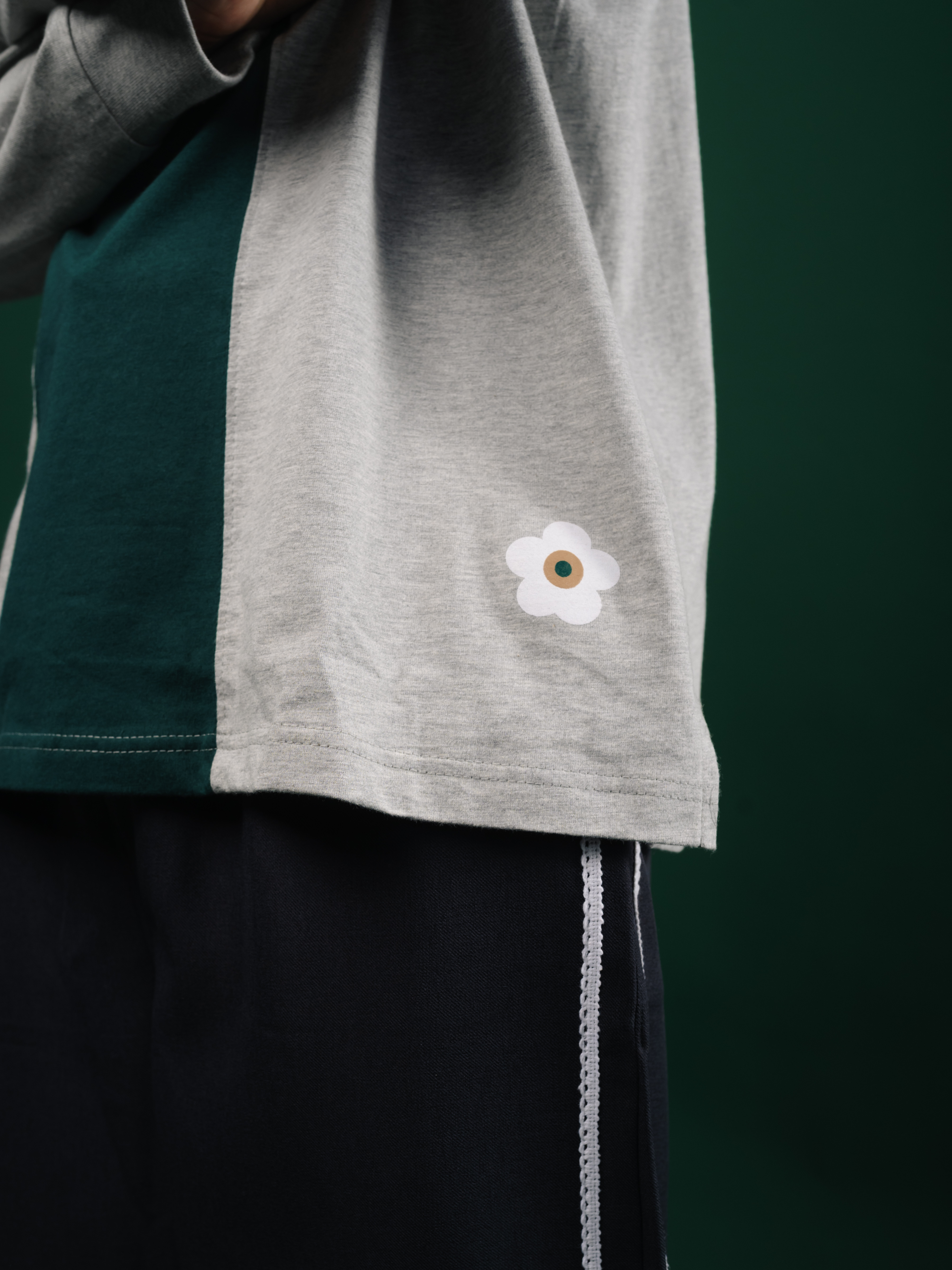 Tome Ame - Tomo Longsleeve Misty Grey - Kaos Lengan Panjang Abu