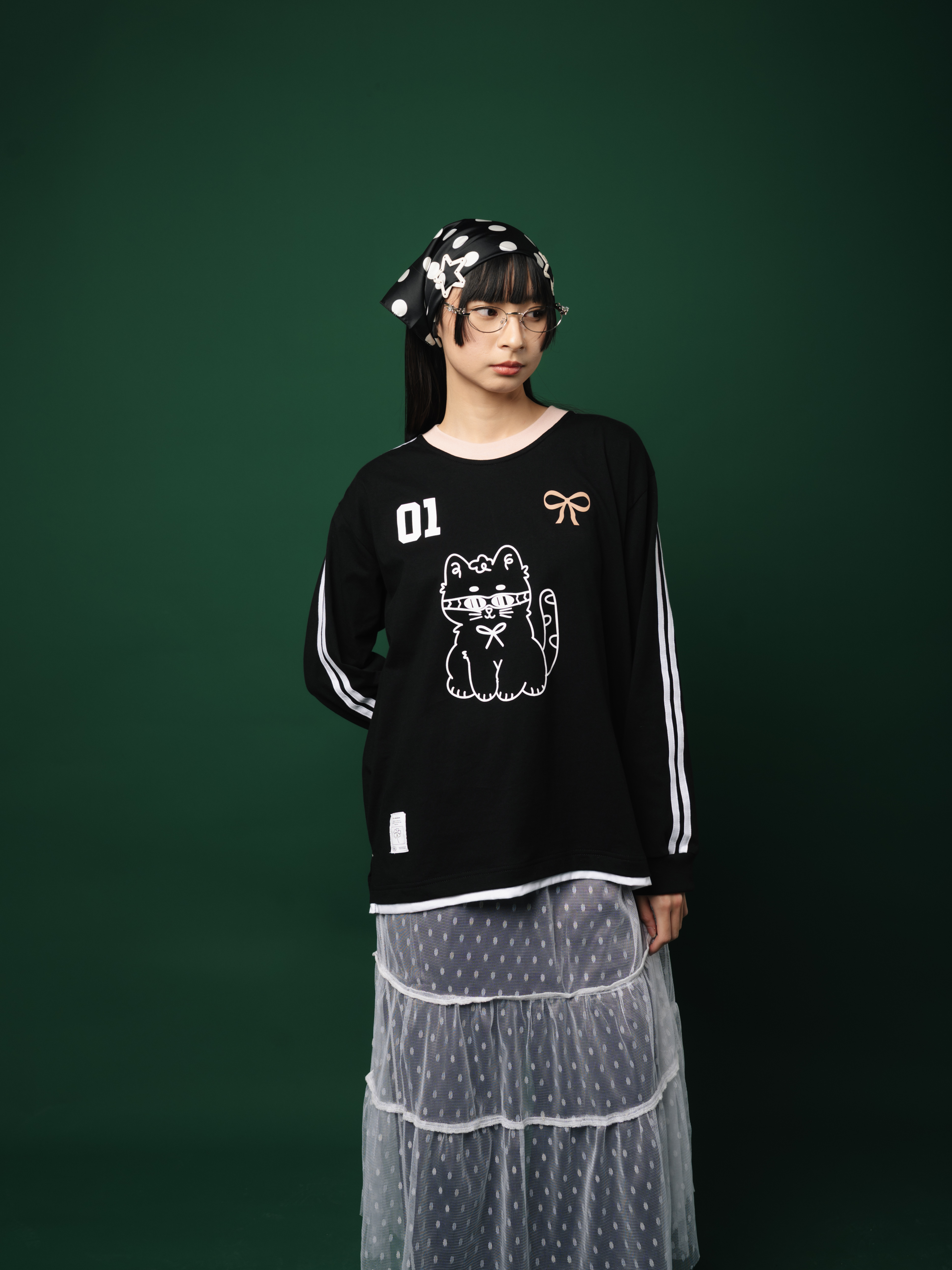 Tome Ame - Kimi Longsleeve Black - Kaos Lengan Panjang Hitam 24S
