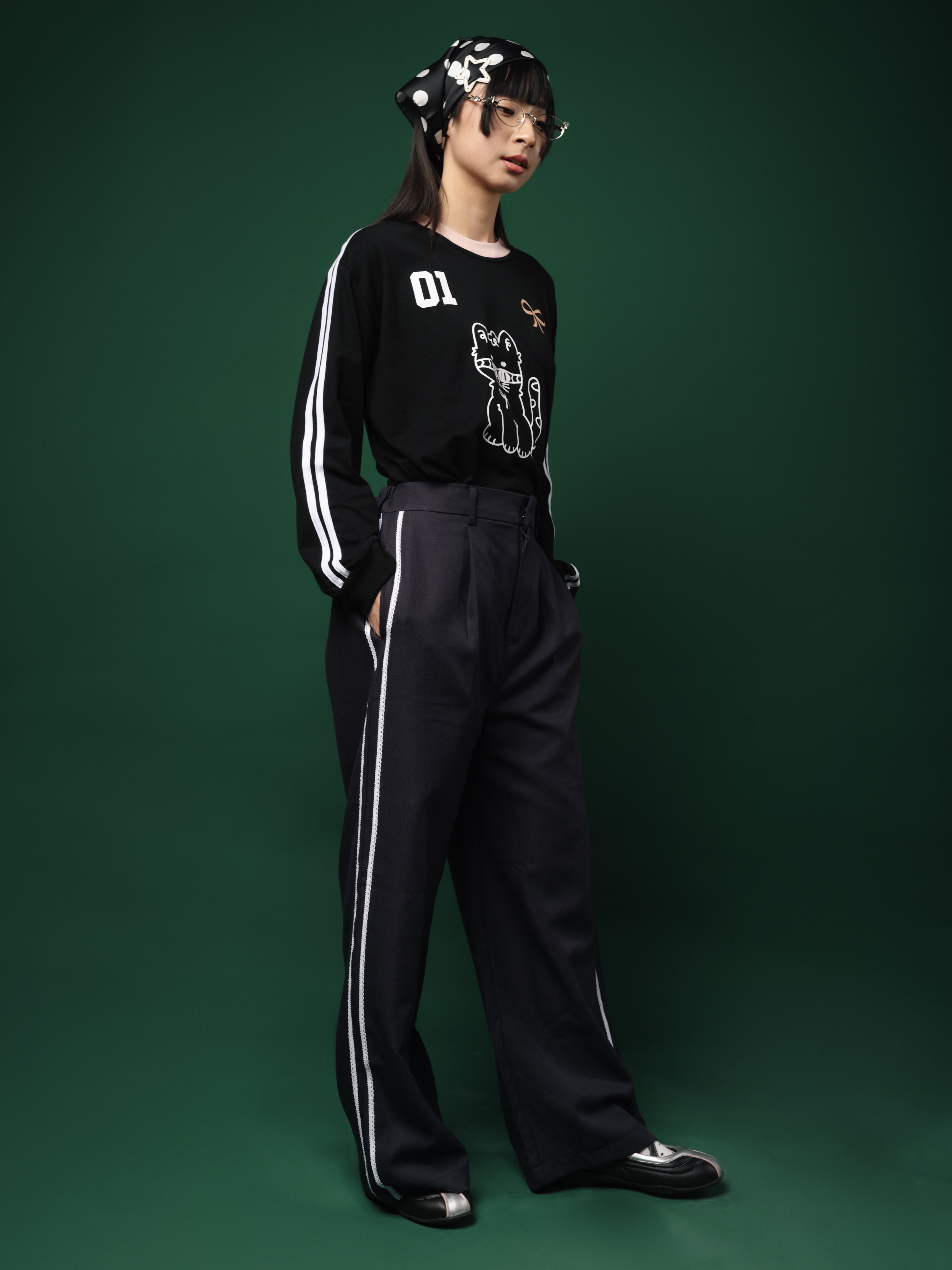 Tome Ame - Chira Pants Dark Grey - Celana Panjang Sporty