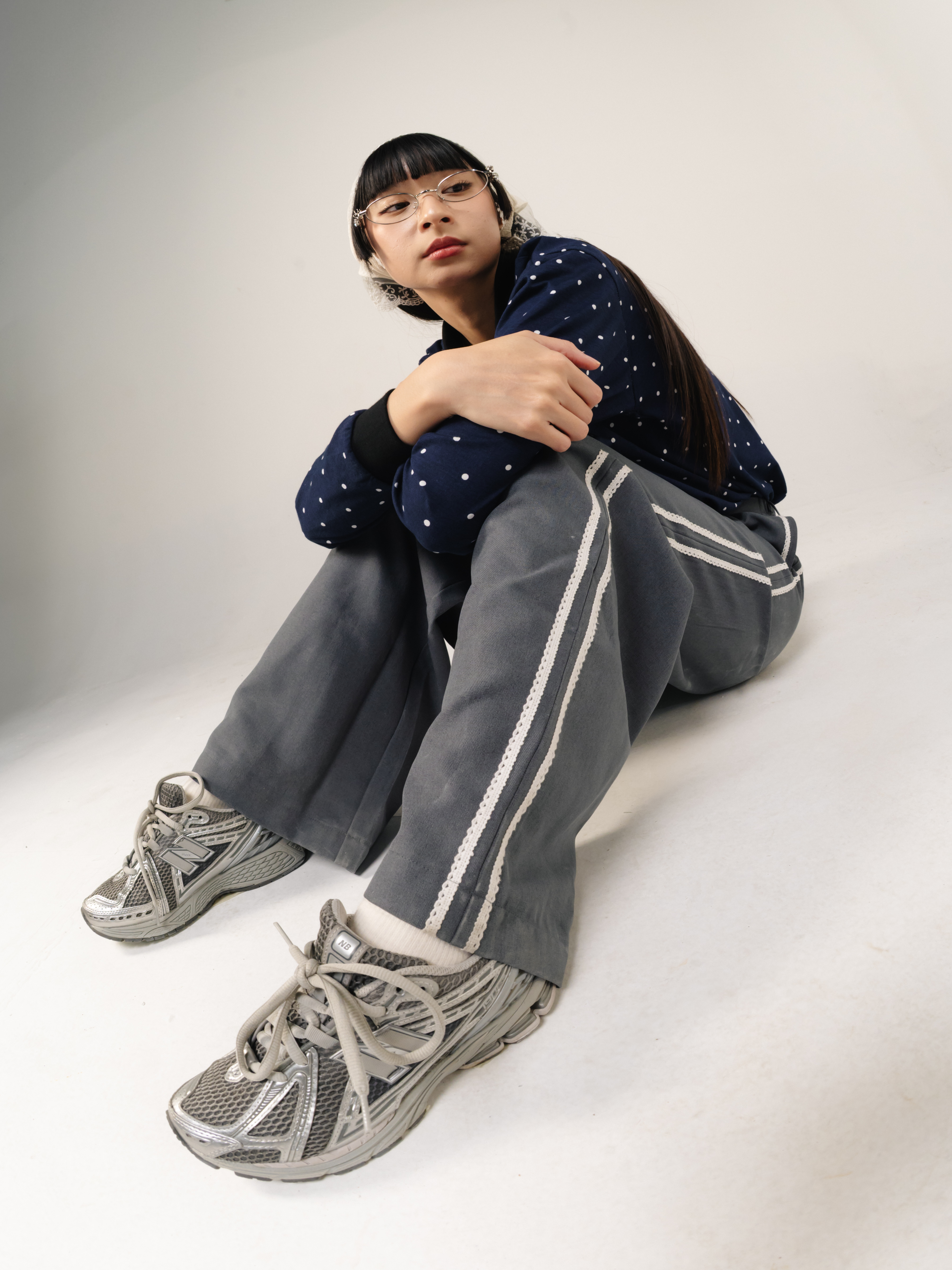 Tome Ame - Chira Pants Grey - Celana Panjang Sporty