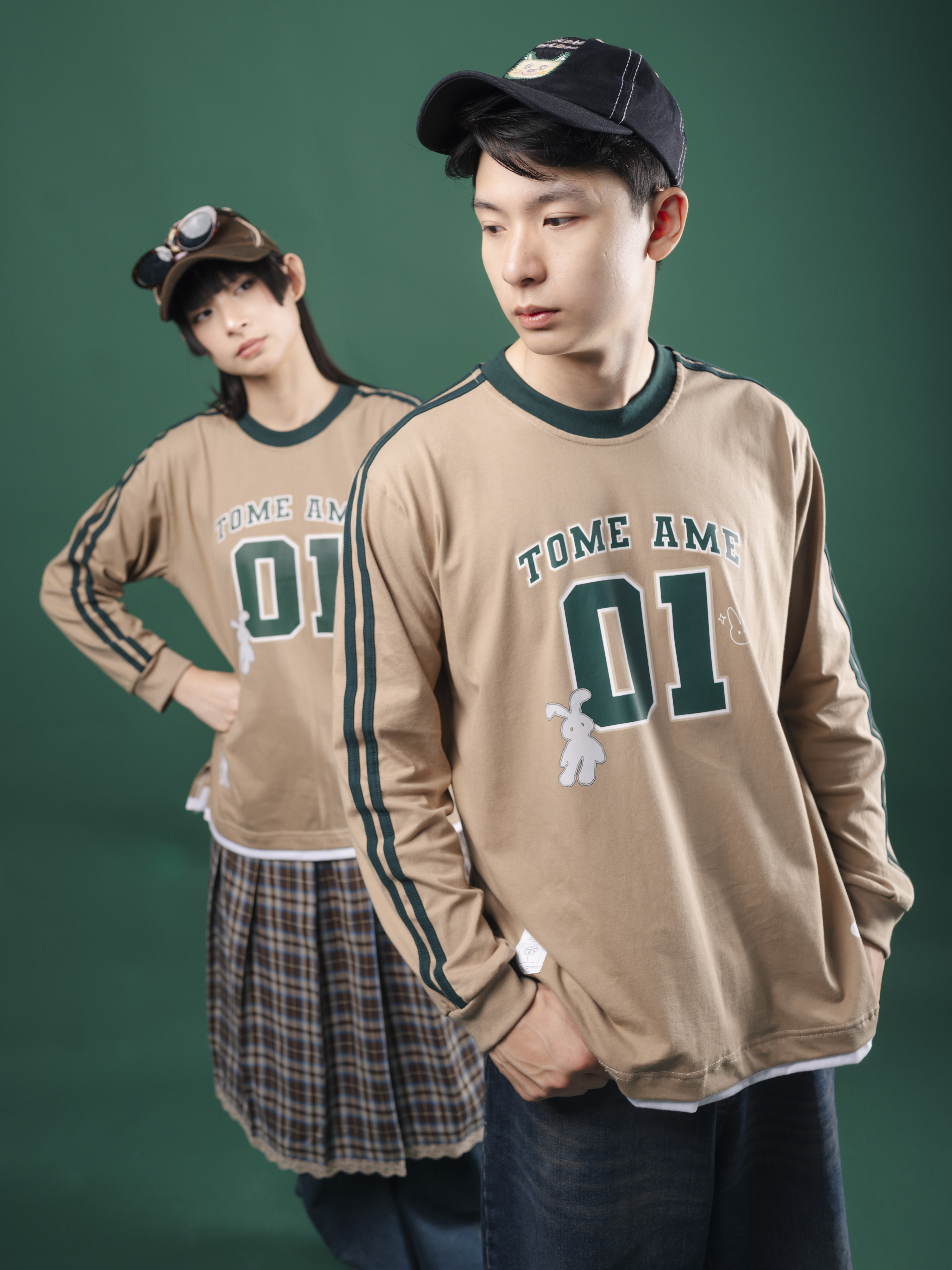 Tome Ame - Ichi Brown Longsleeve - Kaos Lengan Panjang Coklat 24S