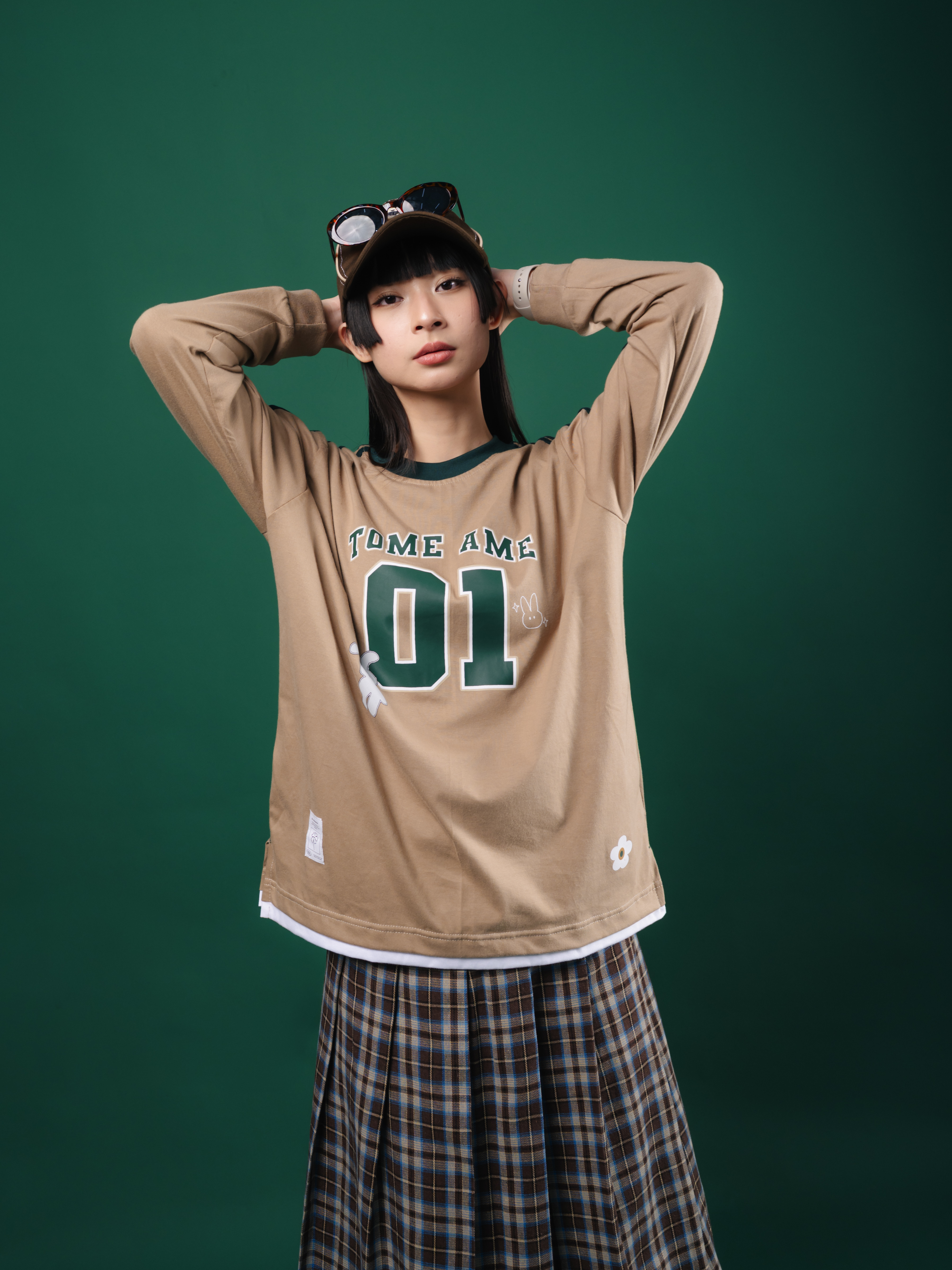 Tome Ame - Ichi Brown Longsleeve - Kaos Lengan Panjang Coklat 24S