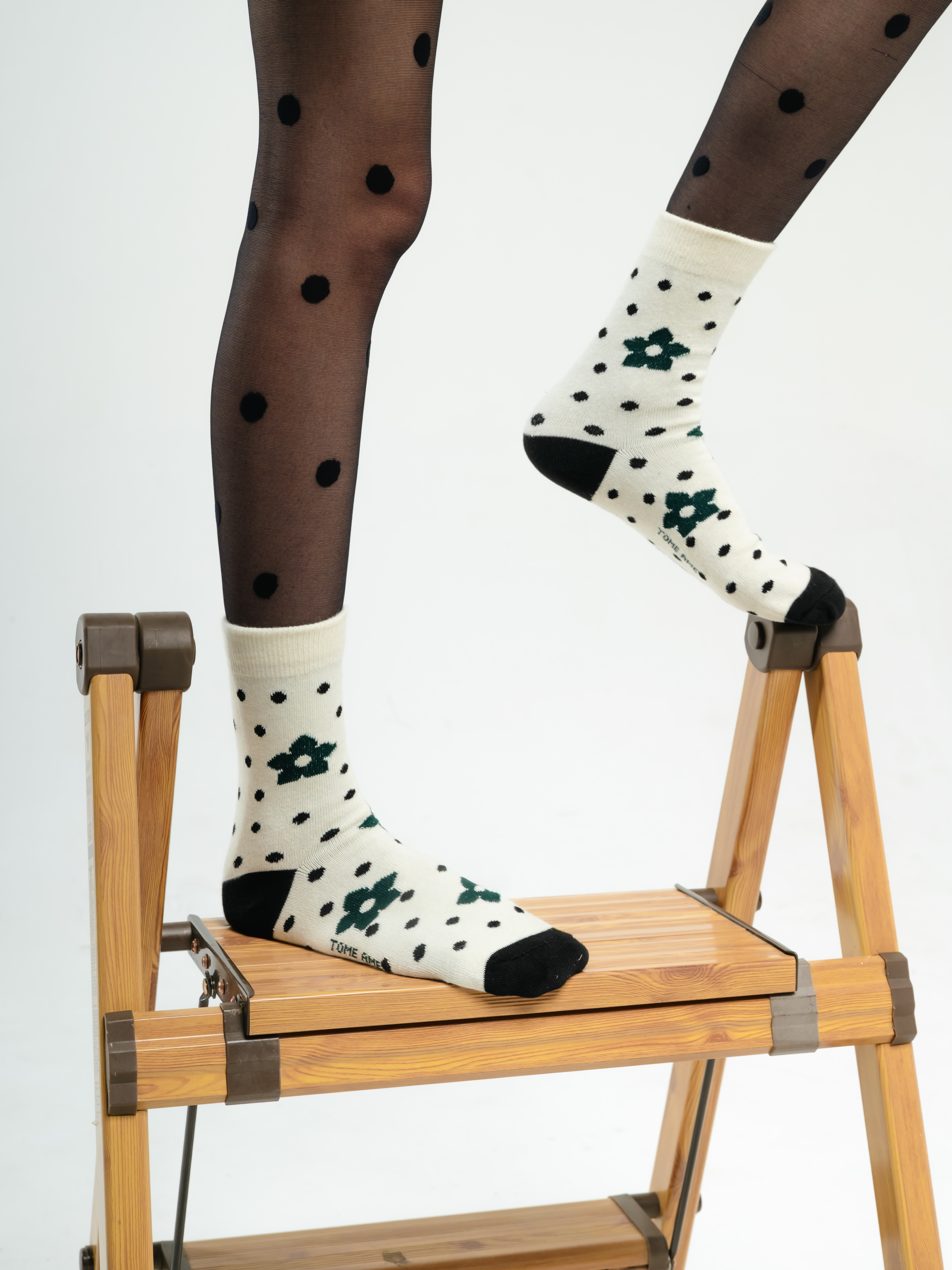 Tome Ame - Tomomi Sock Polkadot White
