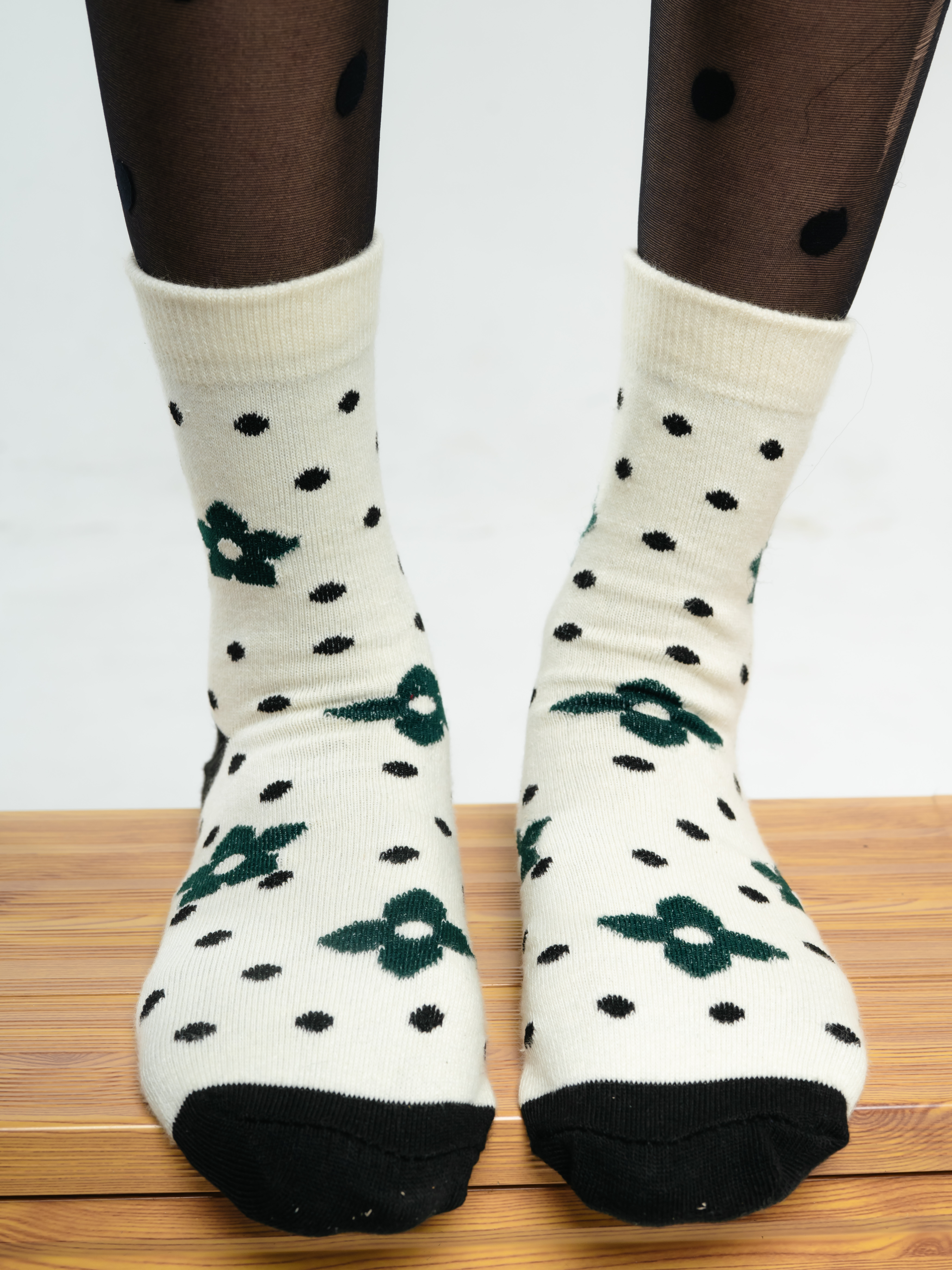 Tome Ame - Tomomi Sock Polkadot White