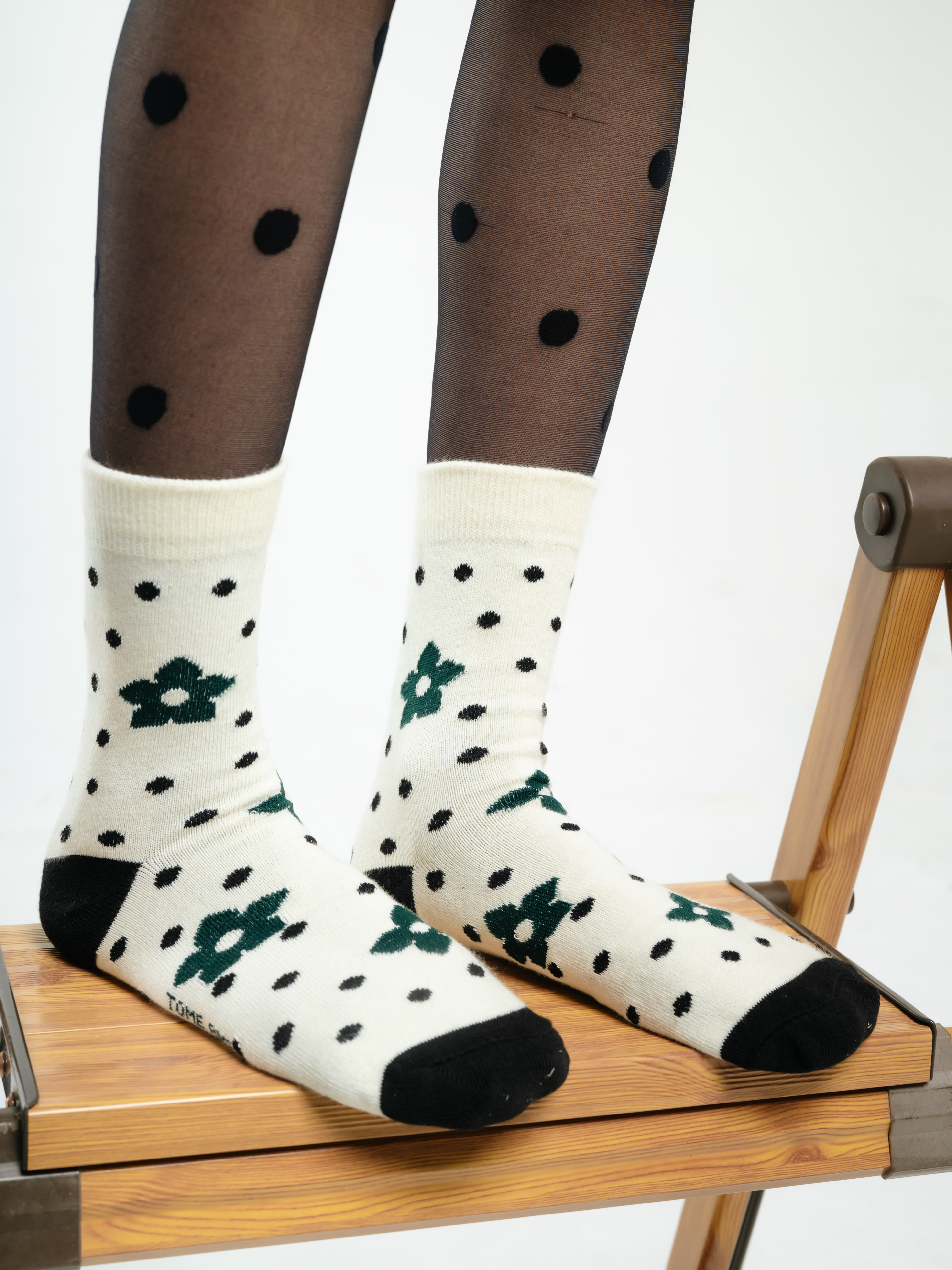 Tome Ame - Tomomi Sock Polkadot White