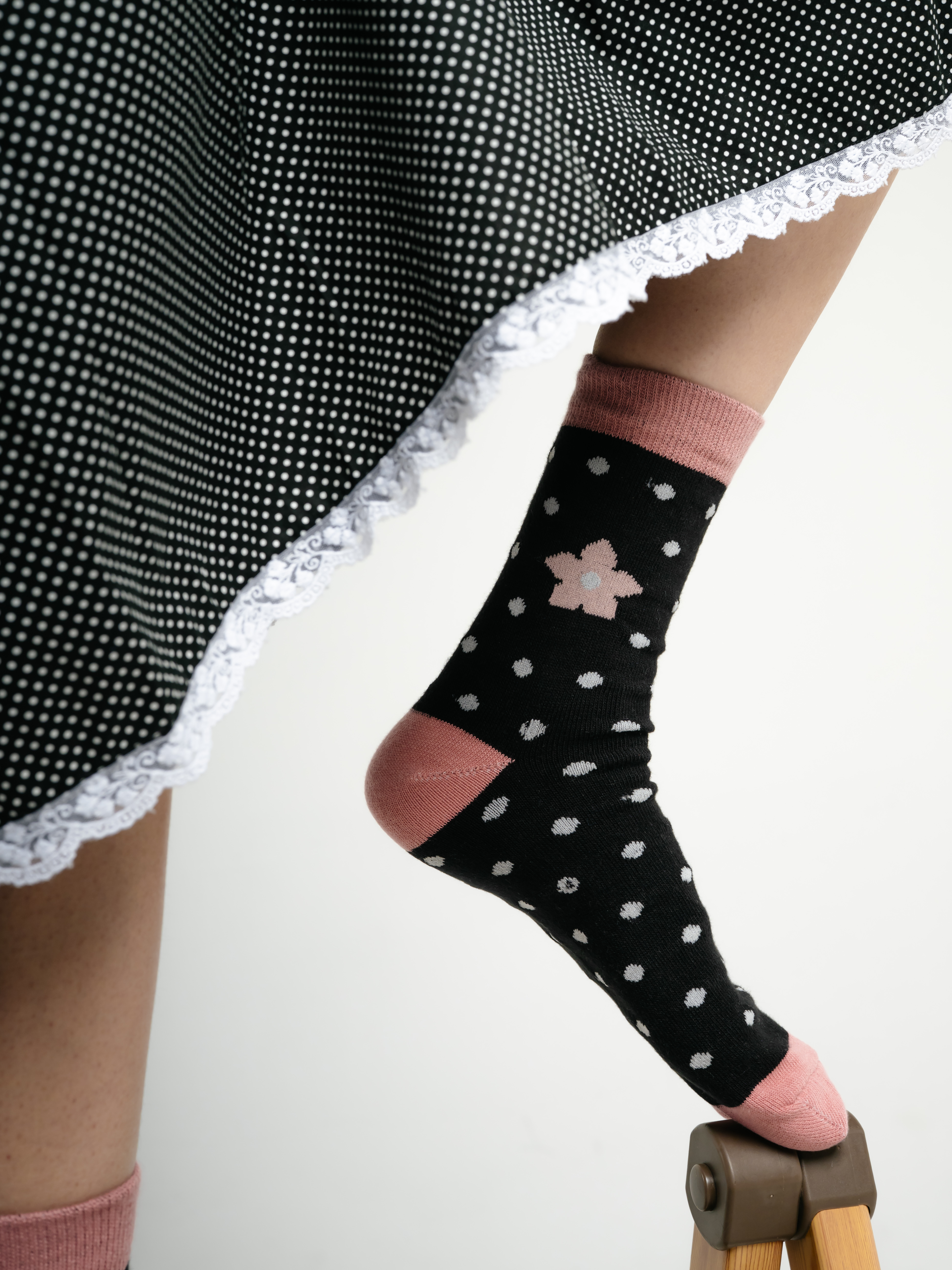 Tome Ame - Hanatome Sock Polkadot